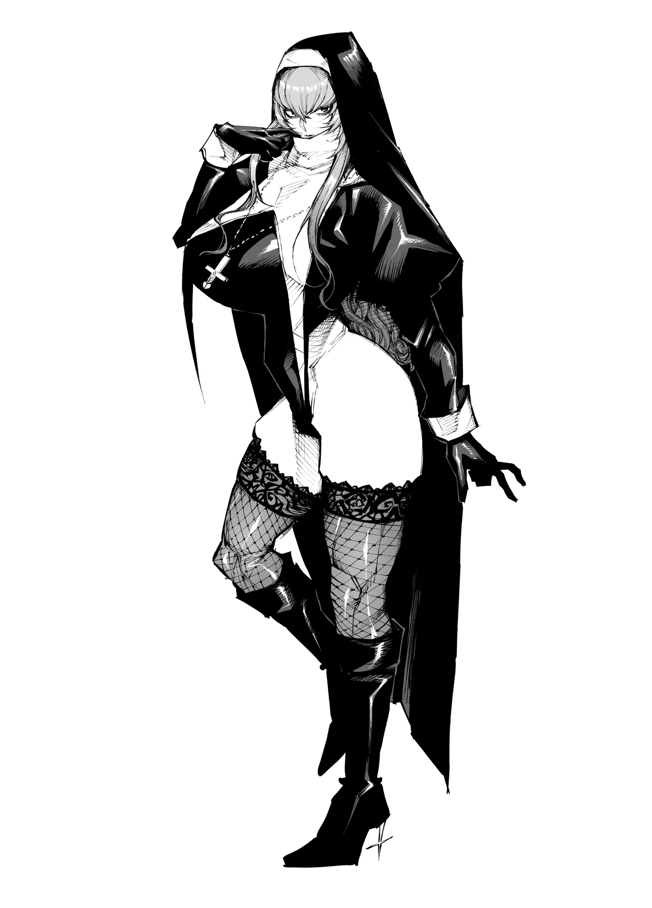 [Yakiniku Tabetei (Pobotto)] Kyokon Tensei -Seiki Shijou Shugi na Isekai ni Tensei shita no de Bakunyuu Bijo to Hame Makuri -Gyaru Amazon & Inran Sister Hen- | 巨根转生—转生到性器至上主义的异世界与爆乳美女们纵情交欢—亚马逊女战士辣妹＆淫乱修女篇 [Chinese] [千禧美少女汉化] page 40 original parody - maid scar hentai manga - read online free