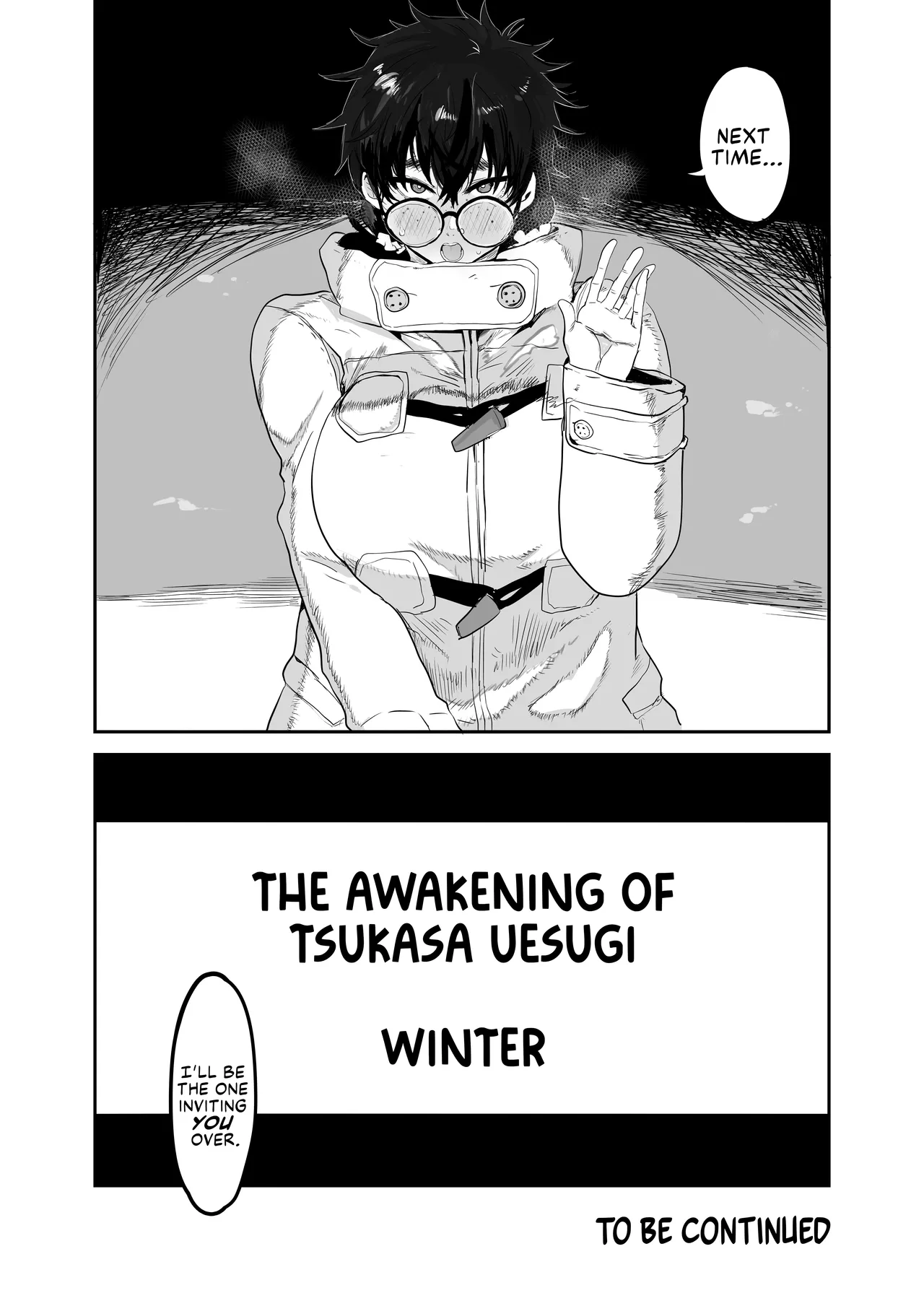 Uesugi Tsukasa wa Kaihatsu sareteiru / Fuyu | The Awakening of Tsukasa Uesugi: Winter page 48 original parody - kissing big breasts hentai manga - read online free