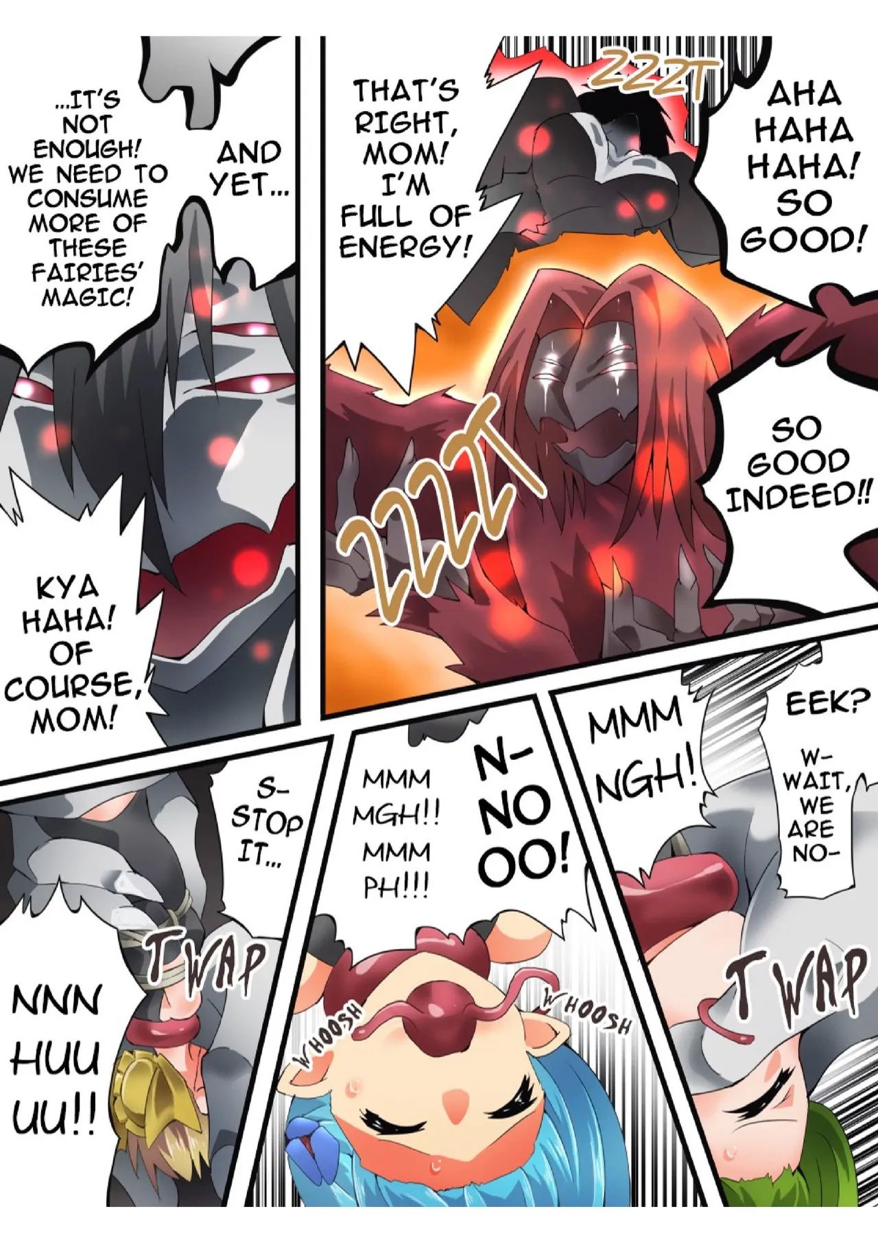 Yousei Kishi Fairy Bloom Ch. 8 page 22 original parody - gag bondage hentai manga - read online free