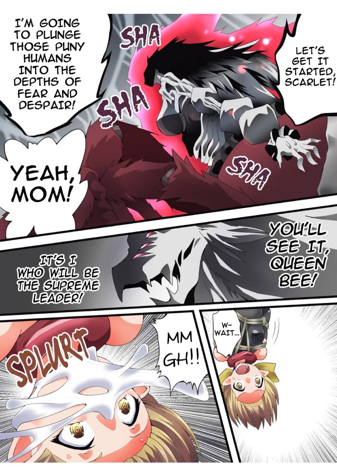 Yousei Kishi Fairy Bloom Ch. 8 page 31 original parody - rough translation bondage hentai manga - read online free