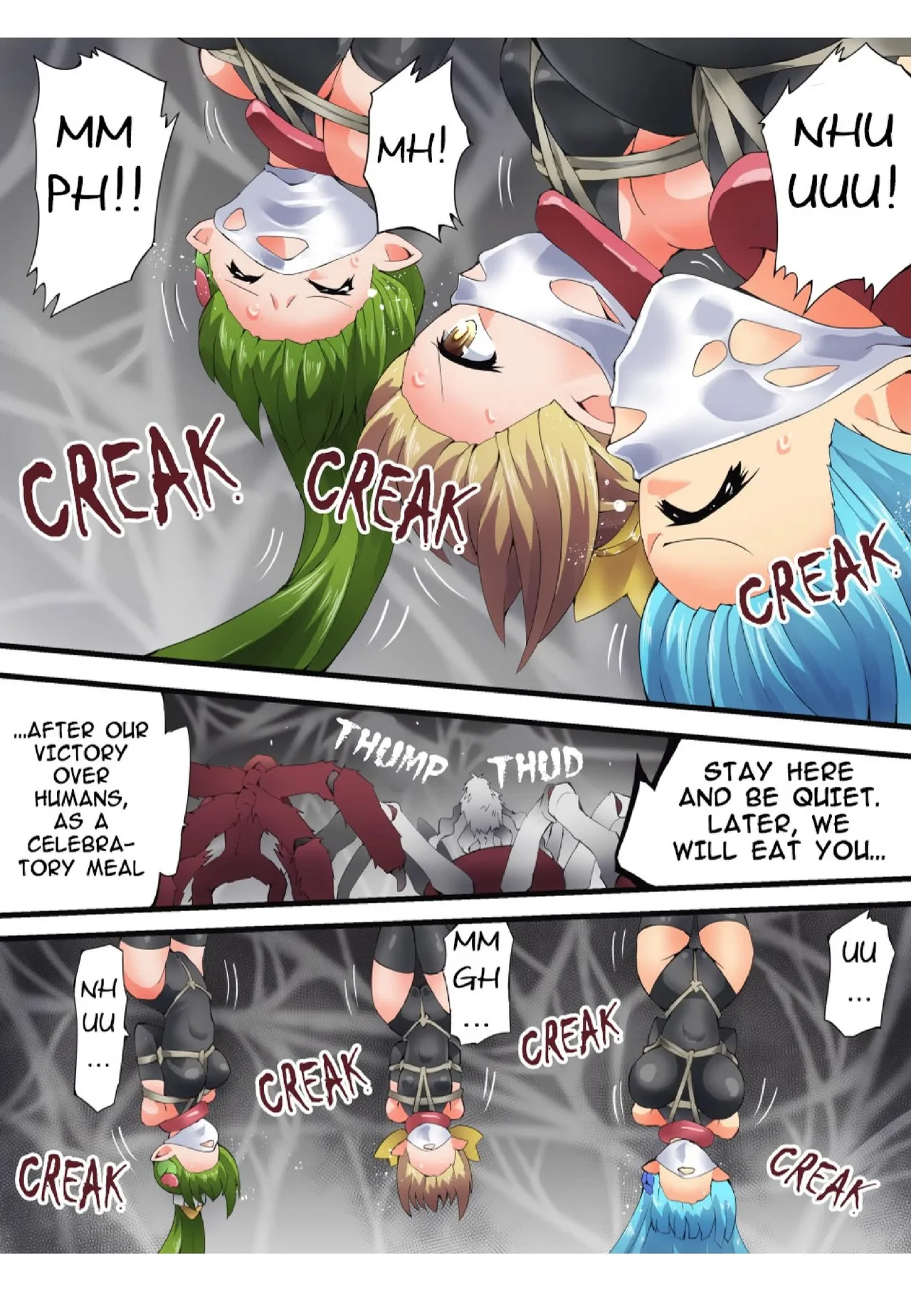 Yousei Kishi Fairy Bloom Ch. 8 page 32 original parody - rough translation bondage hentai manga - read online free