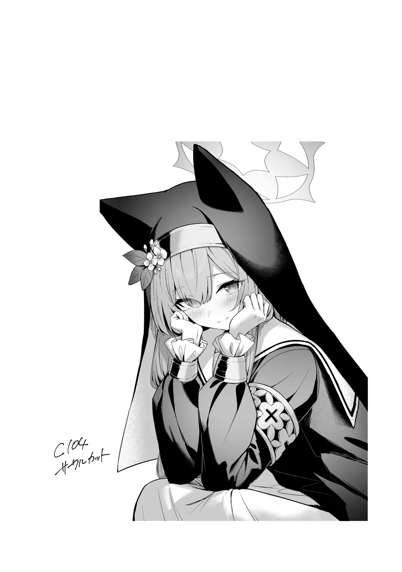 Sorairo Encore page 38 featuring mari iochi blue archive parody - kemonomimi very long hair hentai manga - read online free