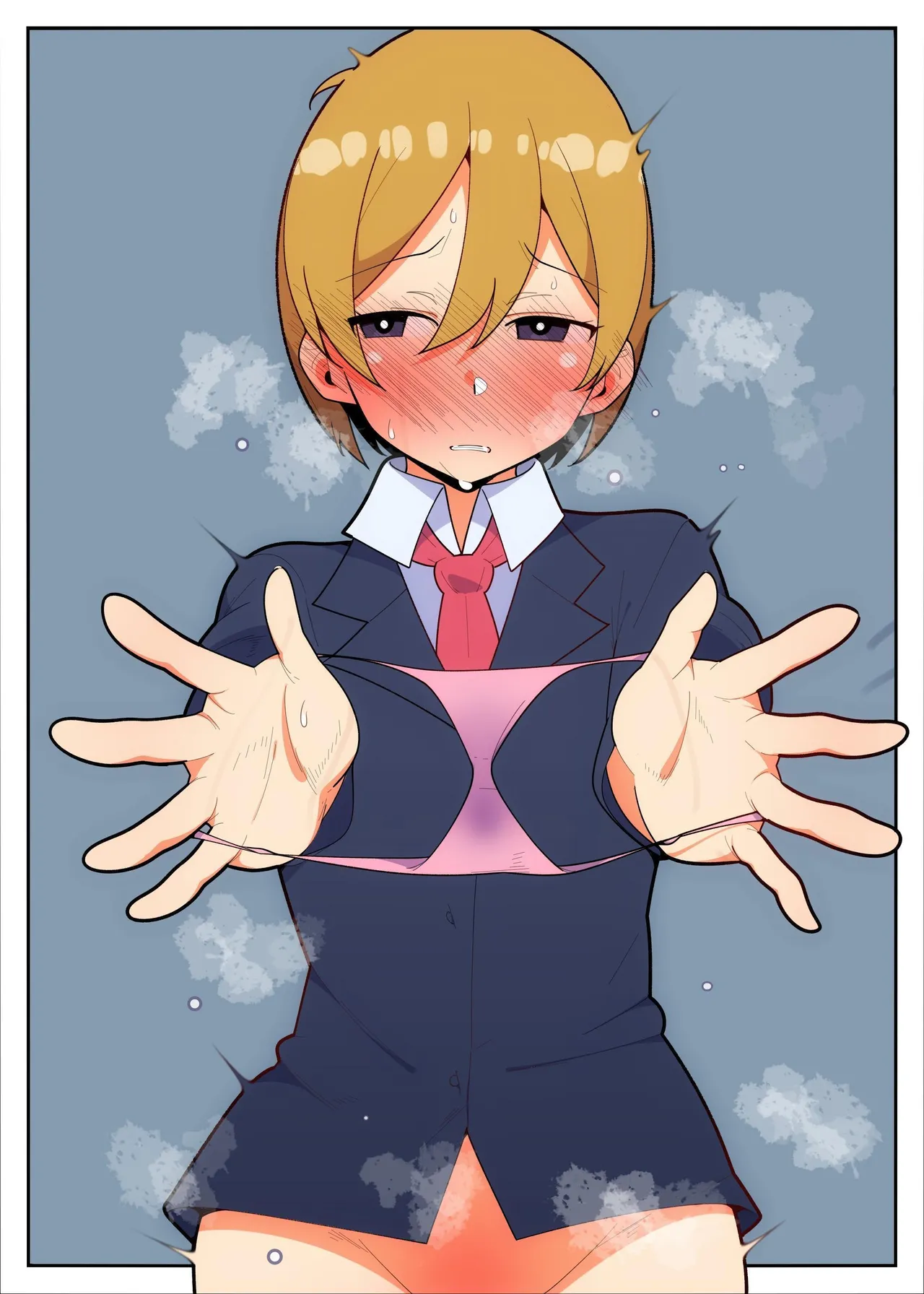 Crossdressing Femboy Doesn't Want His Punishment page 10 - mosaic censorship no penetration hentai manga - read online free