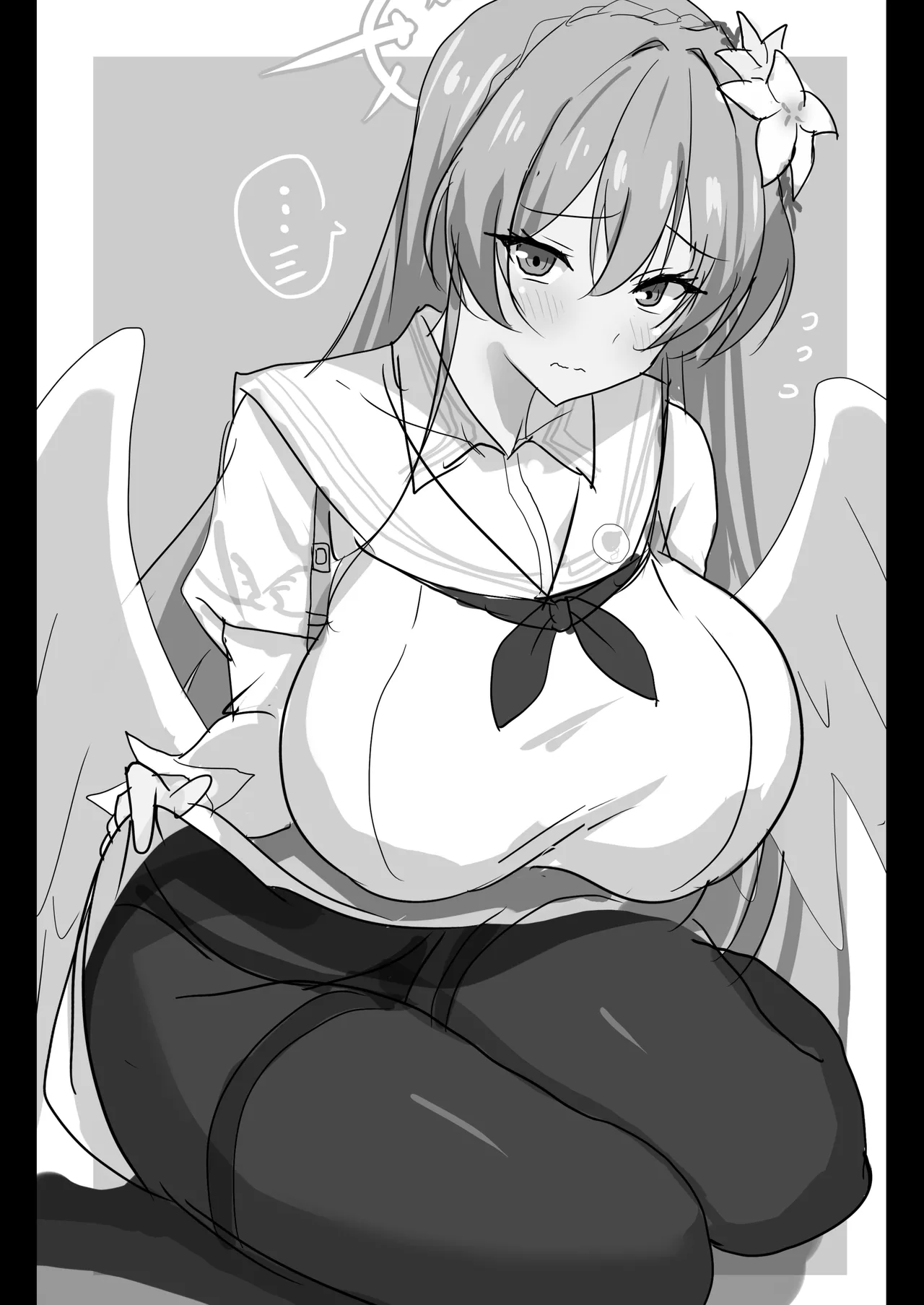 Rio Kaichou ni Iroiro na Fuku o Kisasete Ecchi suru Hon page 20 featuring rio tsukatsuki blue archive parody - full censorship paizuri hentai manga - read online free