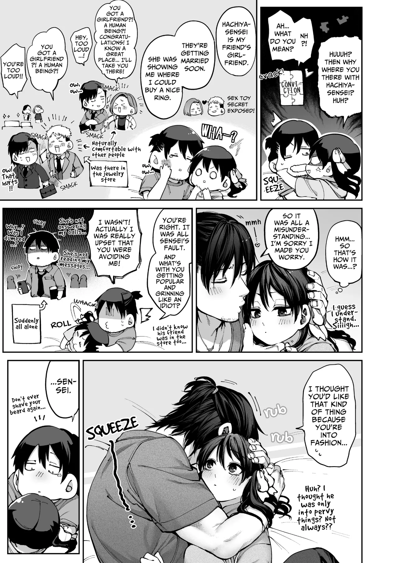 [Koutetsu Shabon Dama (Tamabon)] Kanojo wa Iranai Hattori Sensei! ~Koi wa Mendou Nante Itte Honto wa Ai ga Omo Sugiru~ | Mr. Hattori Doesn't Need A Girlfriend! ~he said love was a hassle, but his love is just too heavy~ [English] page 104 original parody - sole female sole male hentai manga - read online free