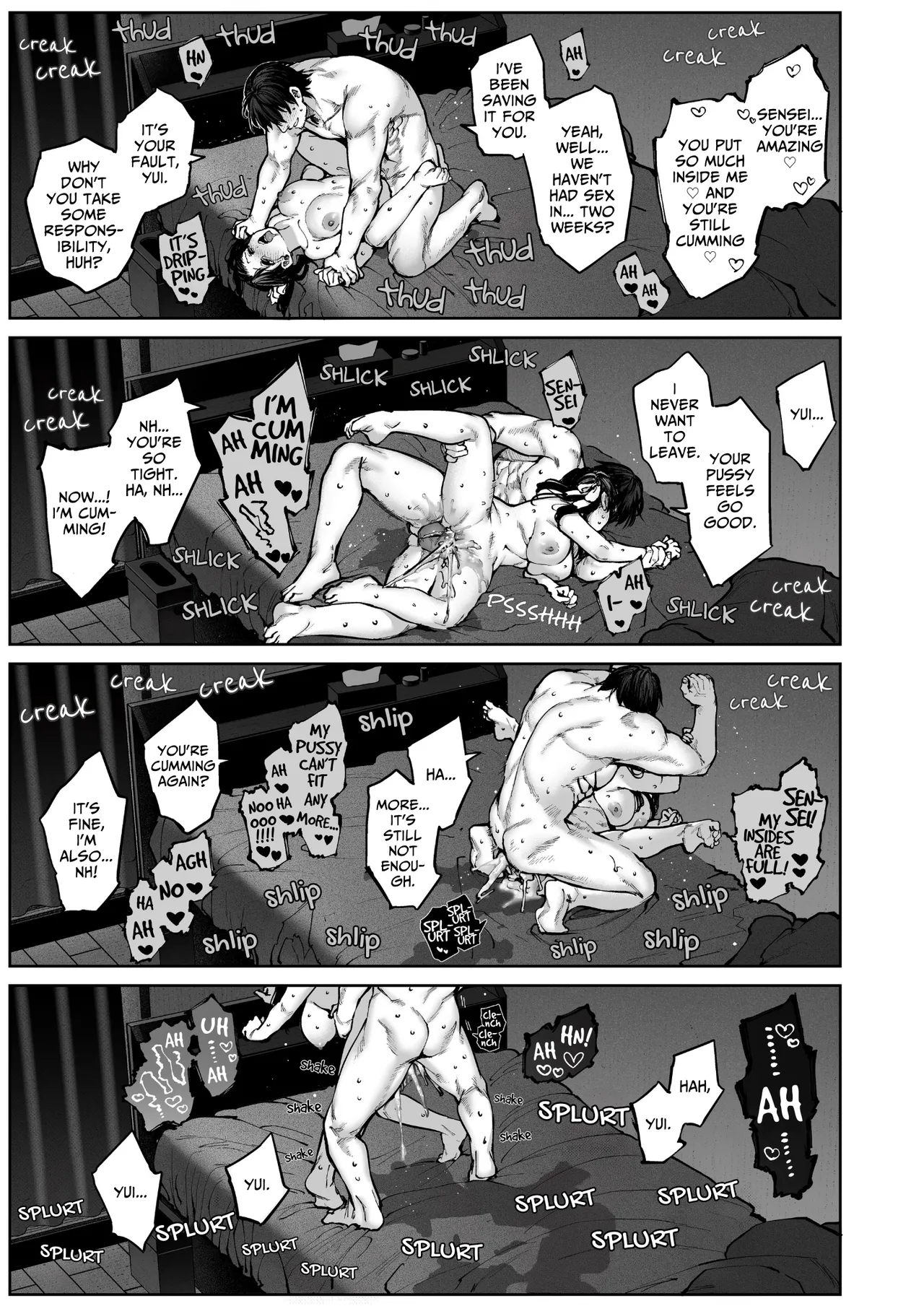 [Koutetsu Shabon Dama (Tamabon)] Kanojo wa Iranai Hattori Sensei! ~Koi wa Mendou Nante Itte Honto wa Ai ga Omo Sugiru~ | Mr. Hattori Doesn't Need A Girlfriend! ~he said love was a hassle, but his love is just too heavy~ [English] page 86 original parody - squirting virginity hentai manga - read online free