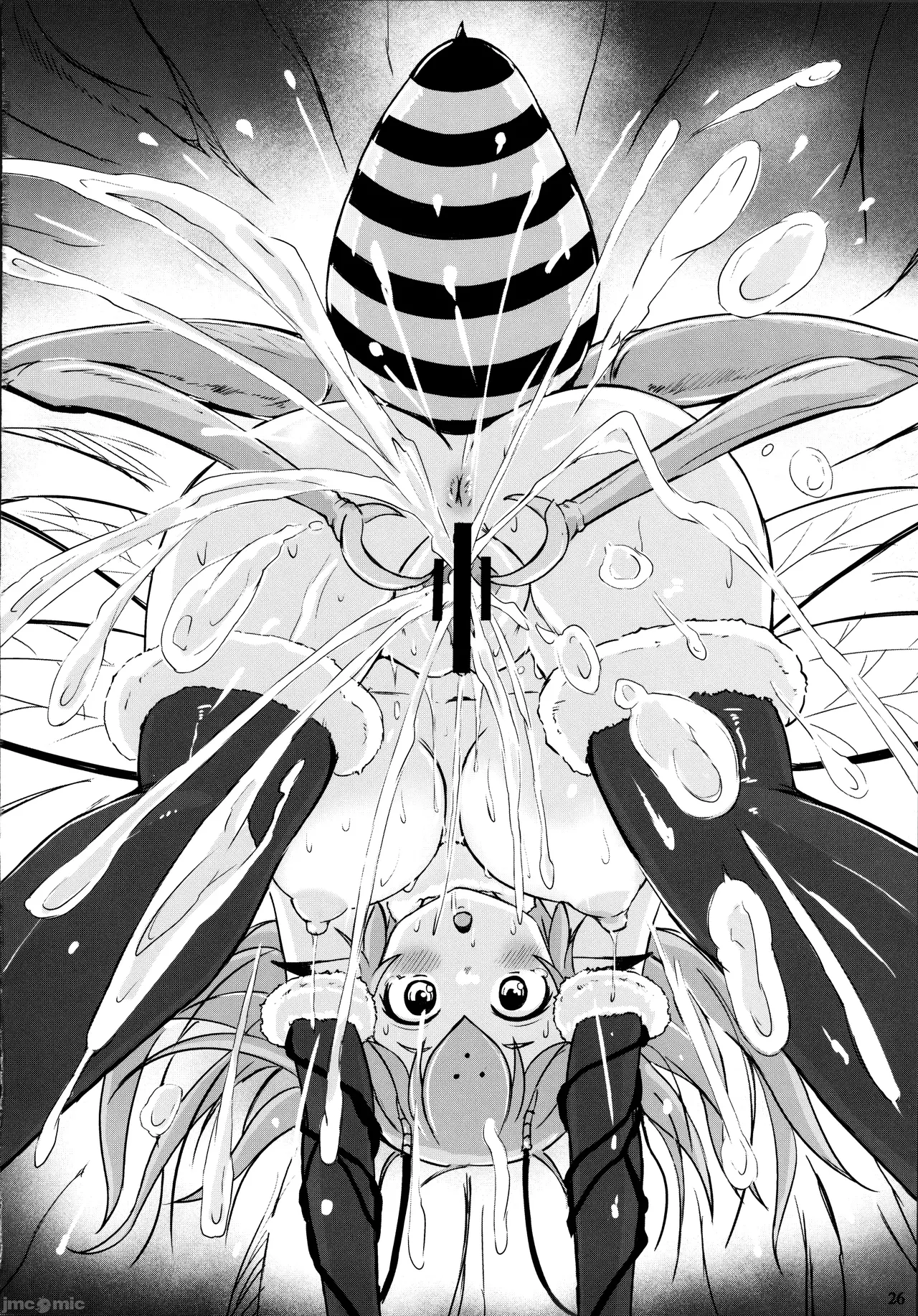 Page 27 of (Comic1☆26) [Nekonote Shobou (Nekonta)] Horny Bees - Bees and the Cocoon of Flesh [Chinese]