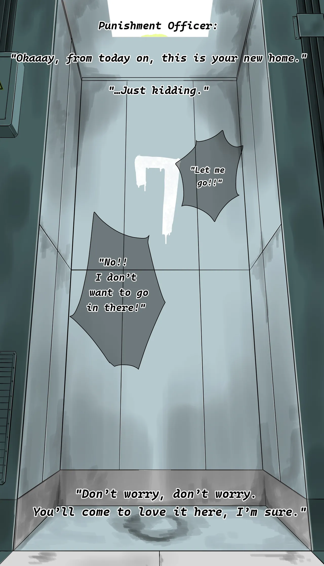 Electro-Confinement Cell page 13 original parody - thigh high boots collar hentai manga - read online free