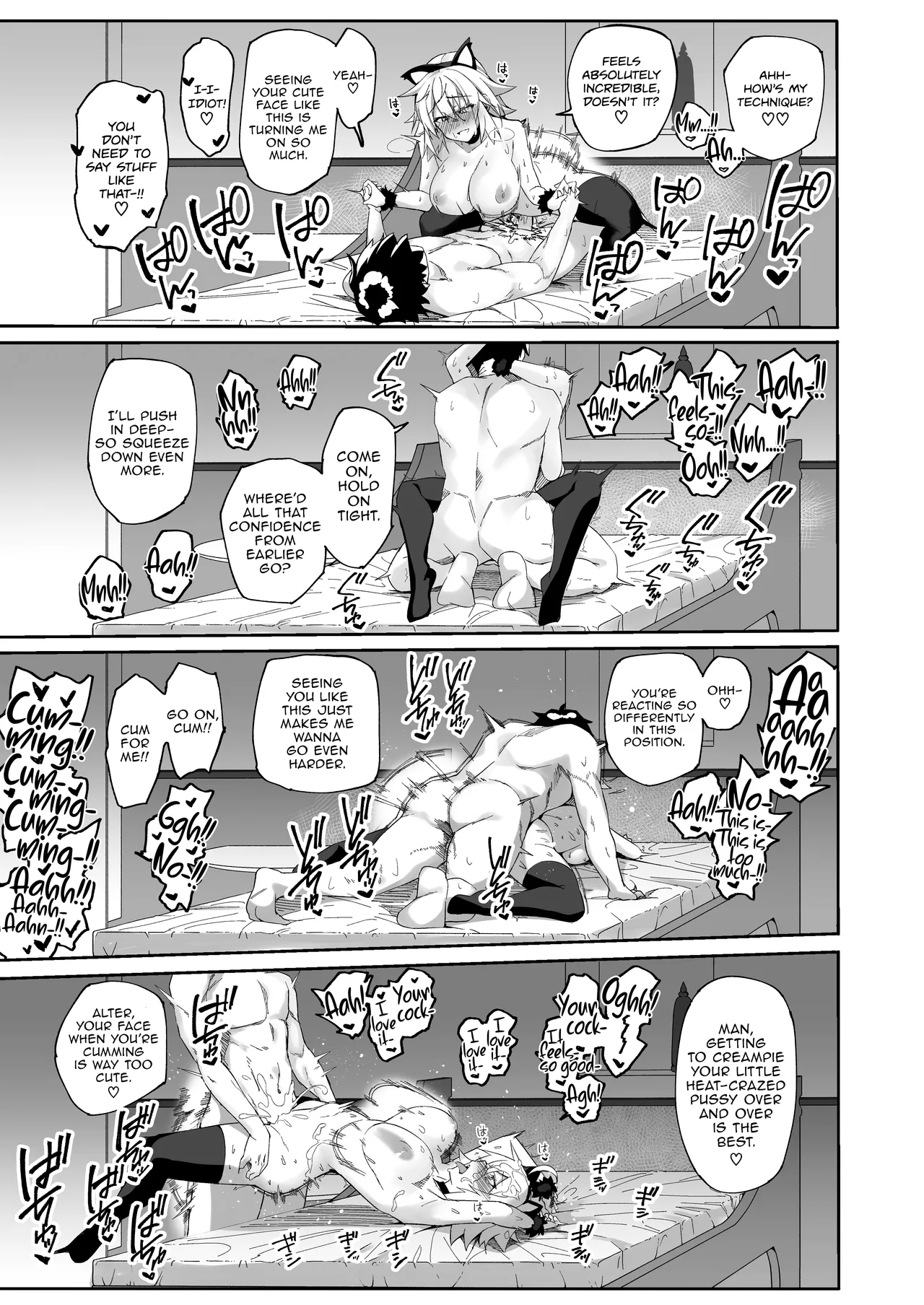 Nekomimi Jeanne to Hitasura Koubi Suru Hon | Endless Mating with Cat-Eared Jeanne Alter page 20 featuring gudao fate grand order parody - sweating big breasts hentai manga - read online free