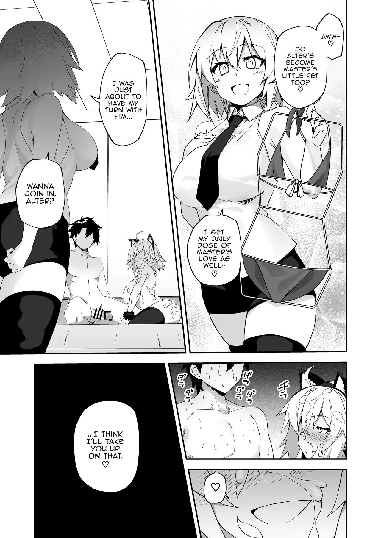 Nekomimi Jeanne to Hitasura Koubi Suru Hon | Endless Mating with Cat-Eared Jeanne Alter page 24 featuring gudao fate grand order parody - sweating big breasts hentai manga - read online free