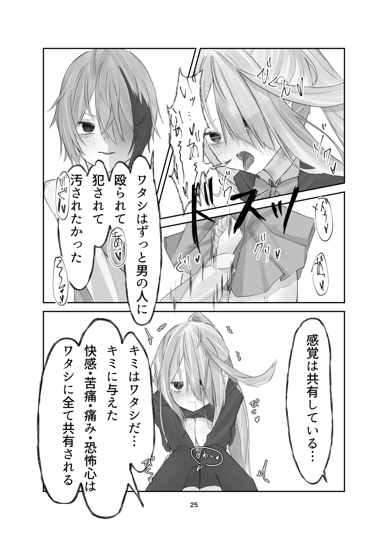 Tamashii no Jubaku page 25 original parody - mosaic censorship gender bender hentai manga - read online free