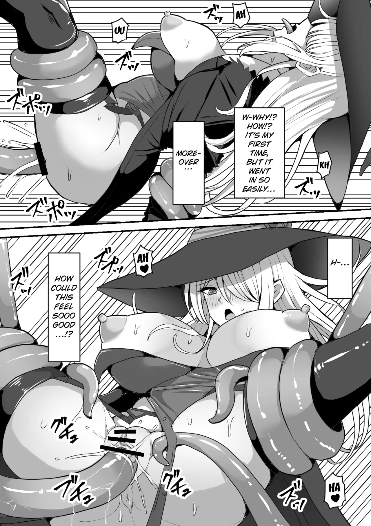 Majo ga Shokushu ni Kisei sa re Shokushu o Shussan shi Makuru Hanashi page 13 original parody - squirting big breasts hentai manga - read online free
