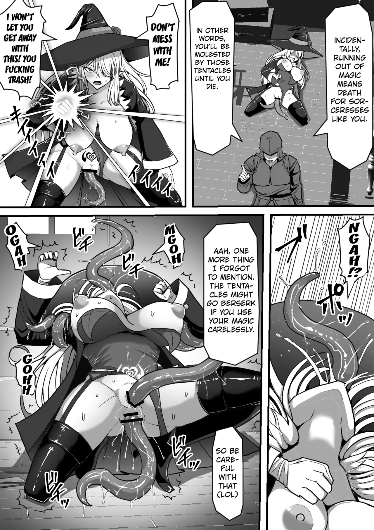 Majo ga Shokushu ni Kisei sa re Shokushu o Shussan shi Makuru Hanashi page 31 original parody - sole female stockings hentai manga - read online free