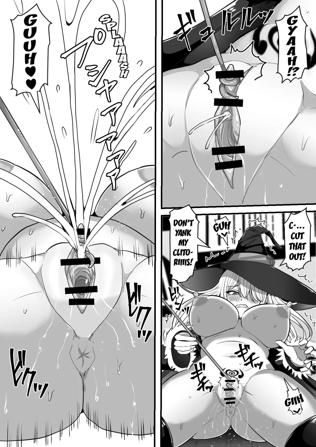 Majo ga Shokushu ni Kisei sa re Shokushu o Shussan shi Makuru Hanashi page 36 original parody - sole female stockings hentai manga - read online free