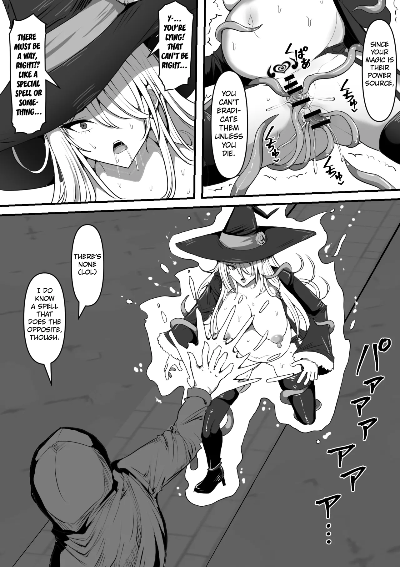 Majo ga Shokushu ni Kisei sa re Shokushu o Shussan shi Makuru Hanashi page 52 original parody - sole female stockings hentai manga - read online free