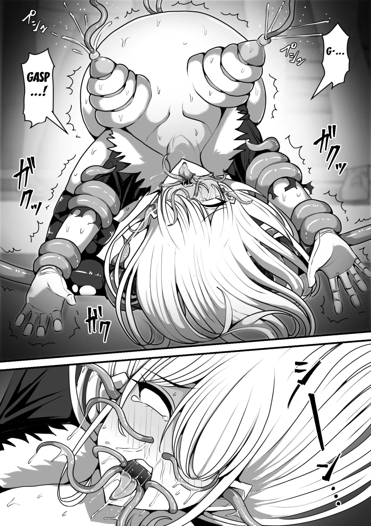 Majo ga Shokushu ni Kisei sa re Shokushu o Shussan shi Makuru Hanashi page 62 original parody - squirting big breasts hentai manga - read online free