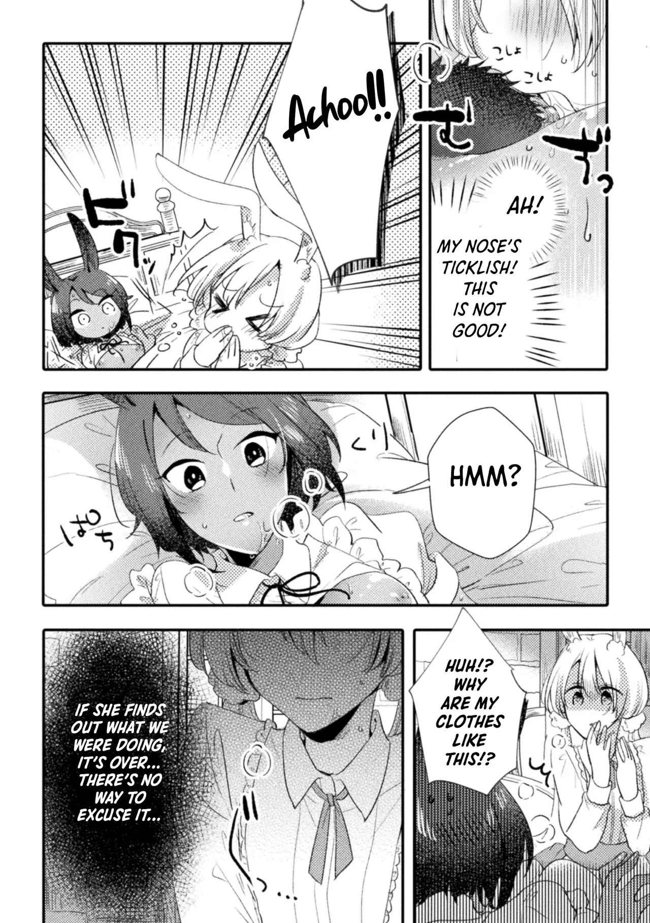 Mori no usagi to fushigina hon | The Forest Rabbit and the Mysterious Book page 16 - hairy yuri hentai manga - read online free