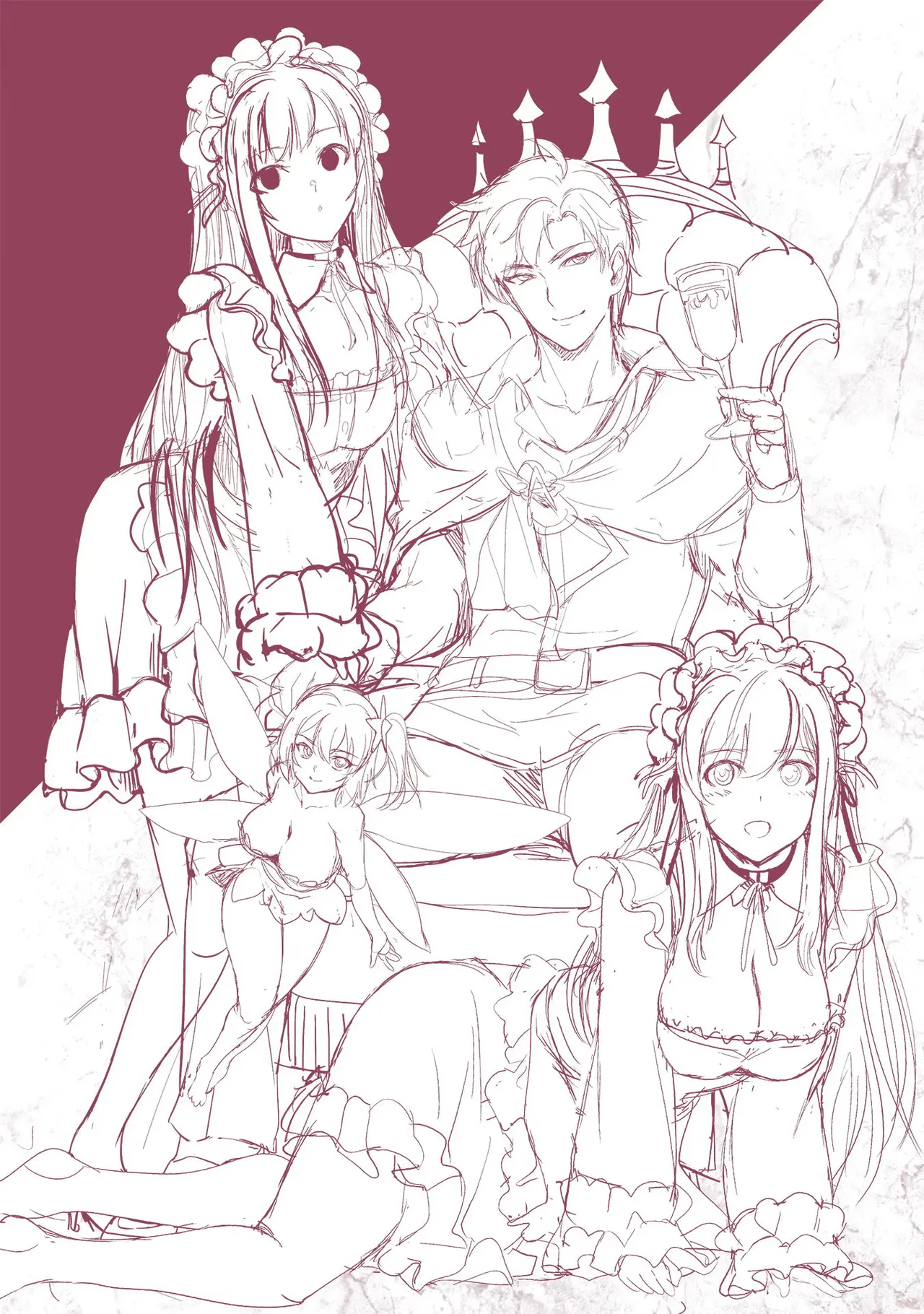 Asutoro kingu Shokan yusha dakedo kakyu nintei sareta node meido haremu o tsukurimasu vol 01 page 215 - maid big breasts hentai manga - read online free