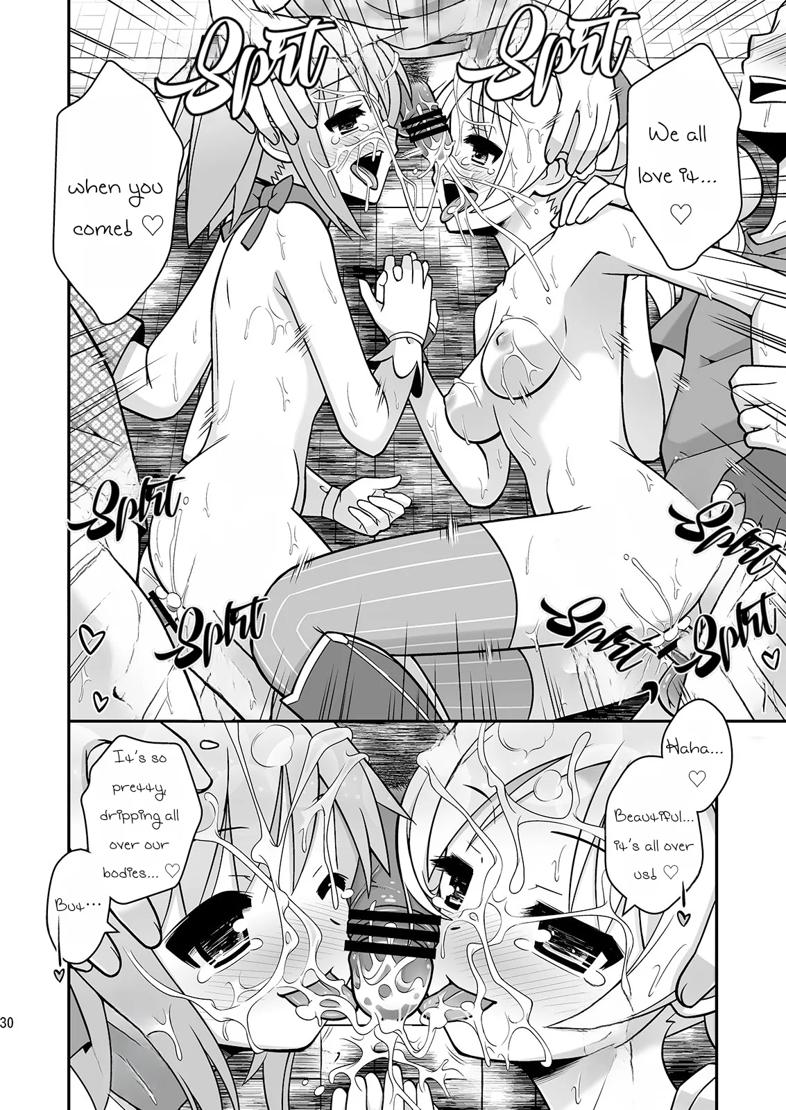 Watashi-tachi ga Jouka shite Ageru | Let us purify you! page 28 featuring madoka kaname puella magi madoka magica parody - nakadashi mosaic censorship hentai manga - read online free