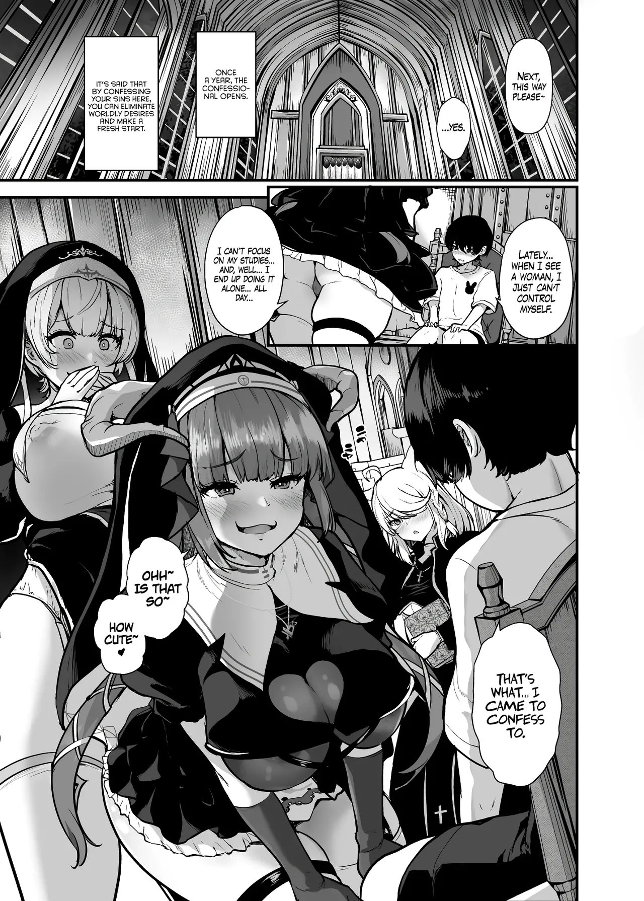 Himitsu no Zangeshitsu | The Secret Confessional - Page 3