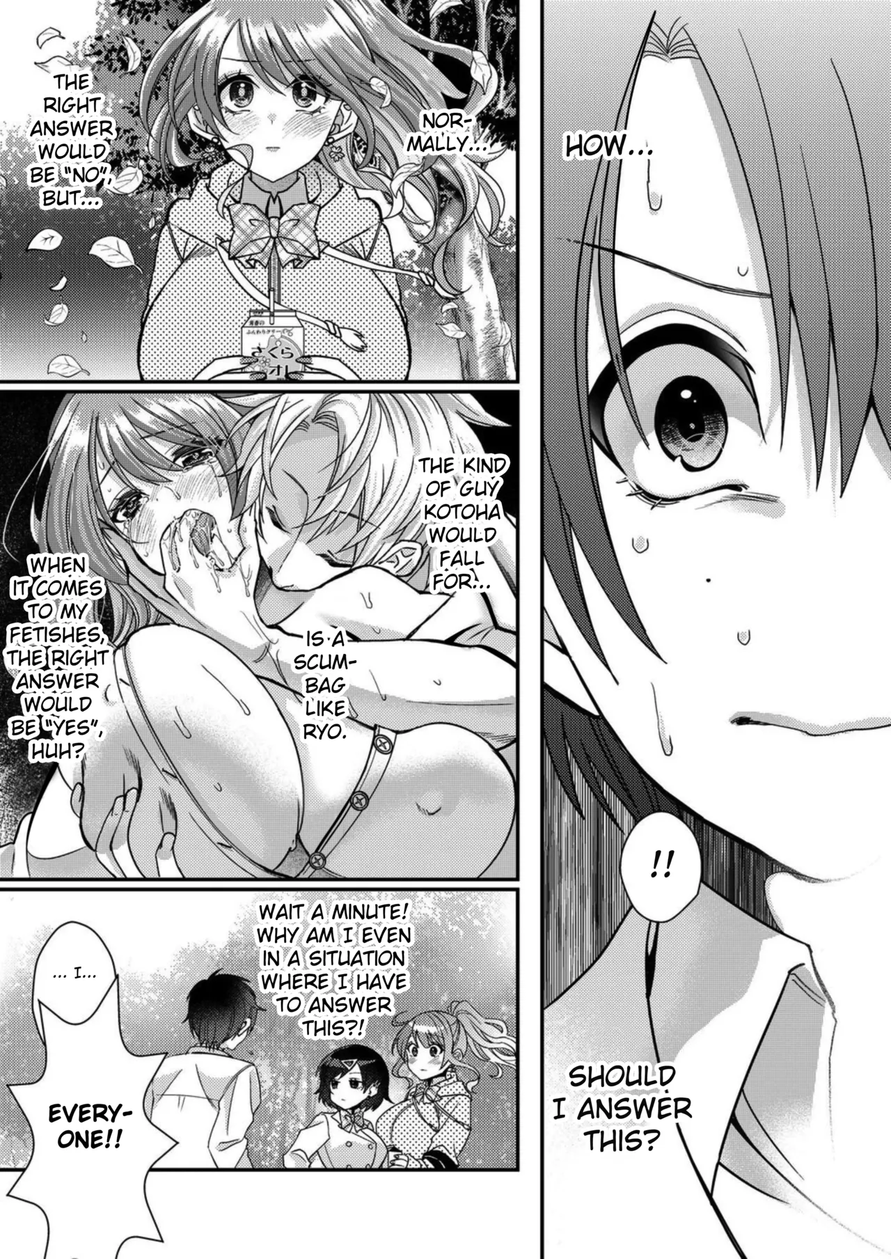Eroge Sekai ni Tensei Shita ore ga, Oshi e no ai de Netorare Hiroin o Shiawaseni Suru. ch.1-12 page 146 - kissing big breasts hentai manga - read online free