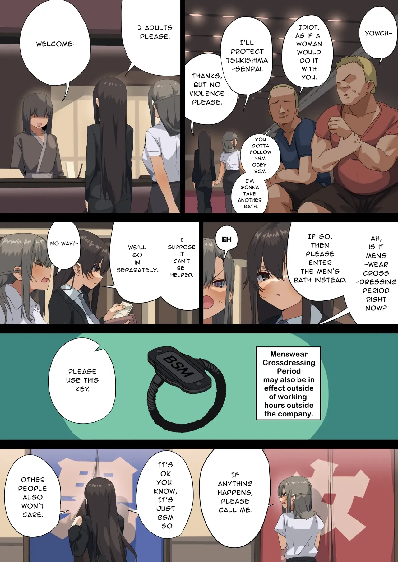 Business Sex Manners AC, Escalator, and Menswear Crossdressing Anal Tsukishima Special Complication page 43 original parody - nakadashi full color hentai manga - read online free