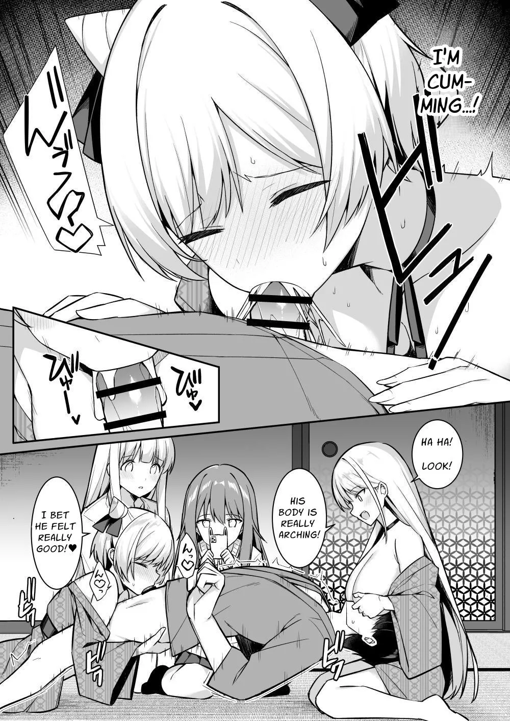 Shuugaku Ryokou de Onsen Ryokan ni Kita Gal, Nakai no Dekachinpo de Wakarase Zecchou | Gals on a Hot-spring Inn Trip are Shown Who's Boss by their Big Dick Waiter page 17 original parody - virginity big breasts hentai manga - read online free