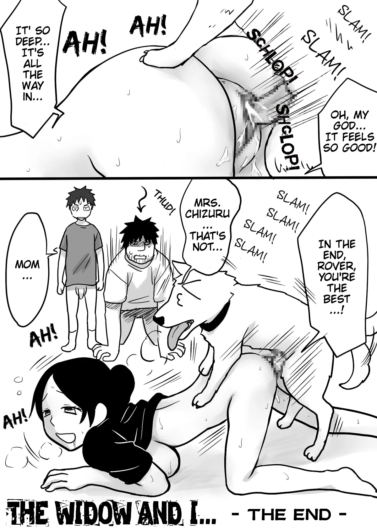The Widow and I... page 12 original parody - milf dog hentai manga - read online free