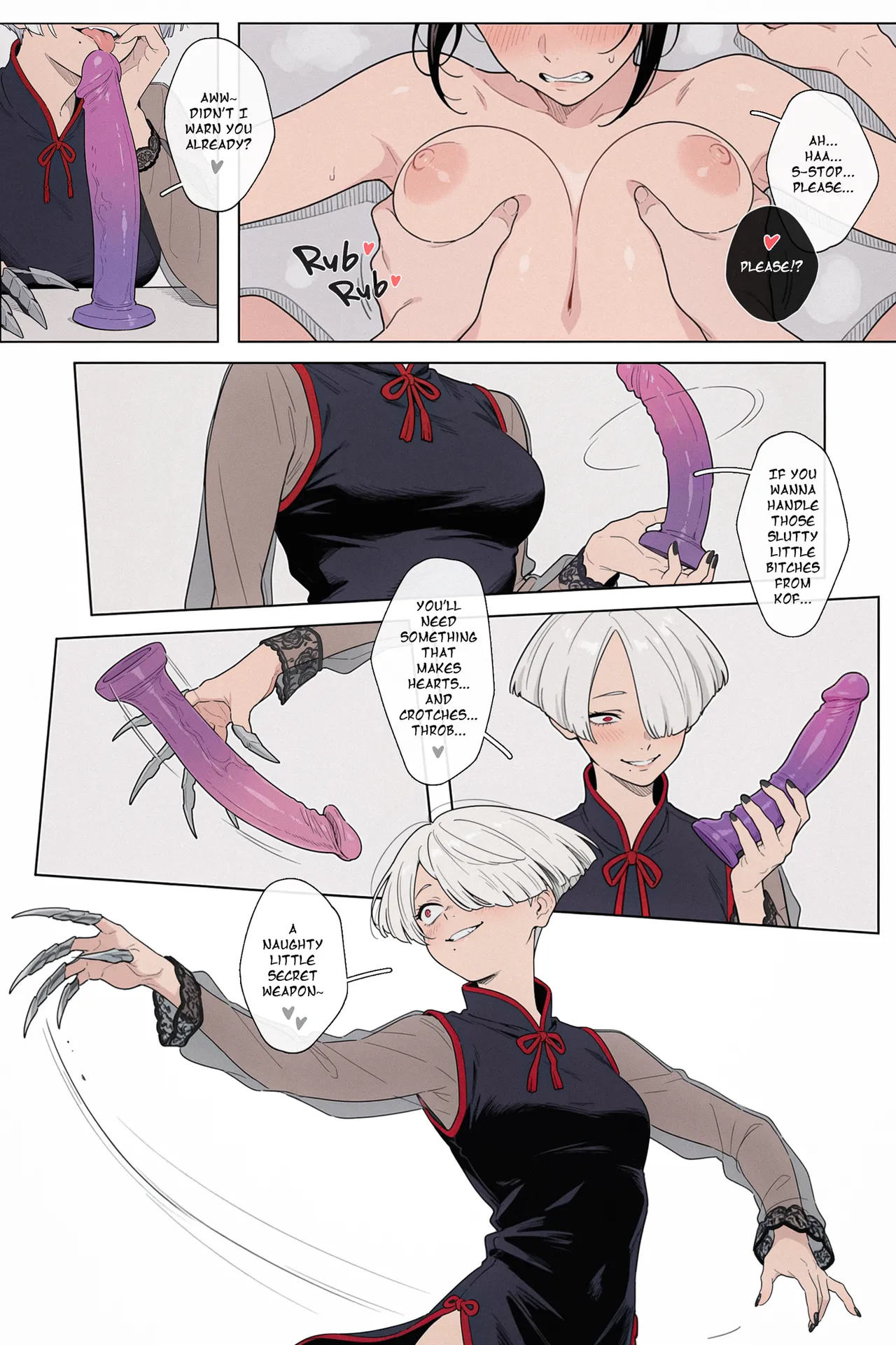 JuicePiggy16 - Bikini Fighter 1 page 22 featuring mai shiranui street fighter parody - females only sex toys hentai manga - read online free