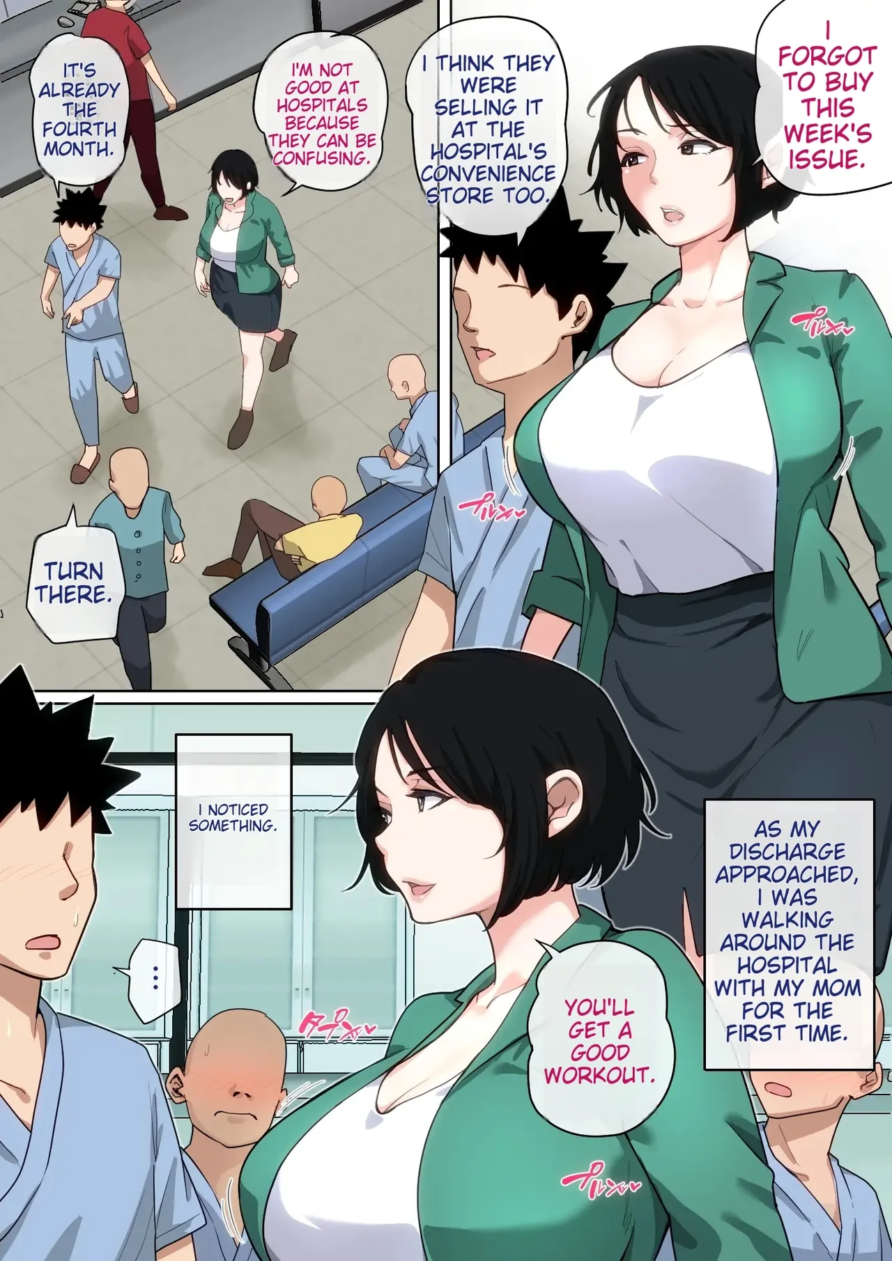 [Natsume Benkei] Nyuuin-chuu no Muramura wa Okaa-san de... 2 [English] page 28 original parody - milf kissing hentai manga - read online free