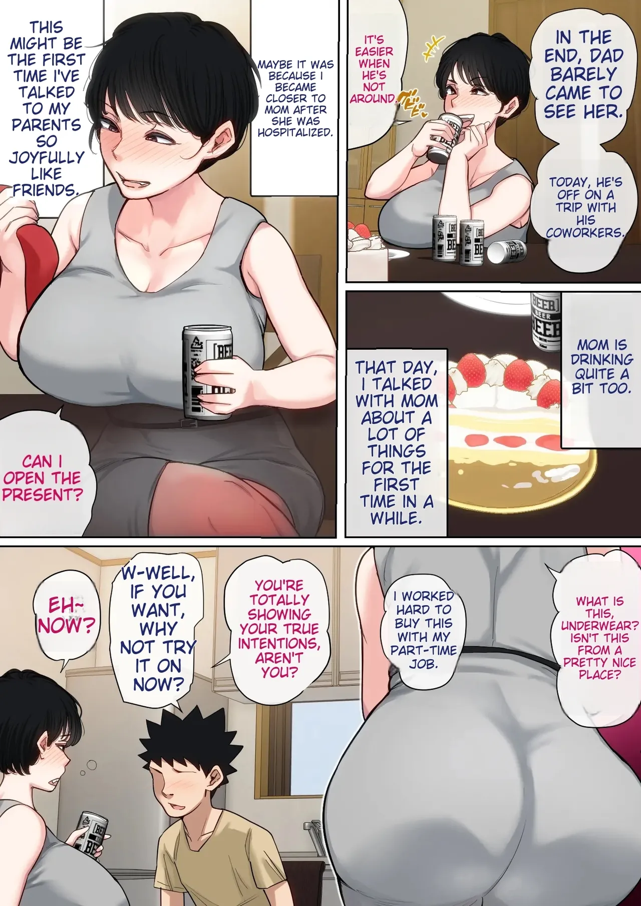 [Natsume Benkei] Nyuuin-chuu no Muramura wa Okaa-san de... 2 [English] page 79 original parody - milf kissing hentai manga - read online free