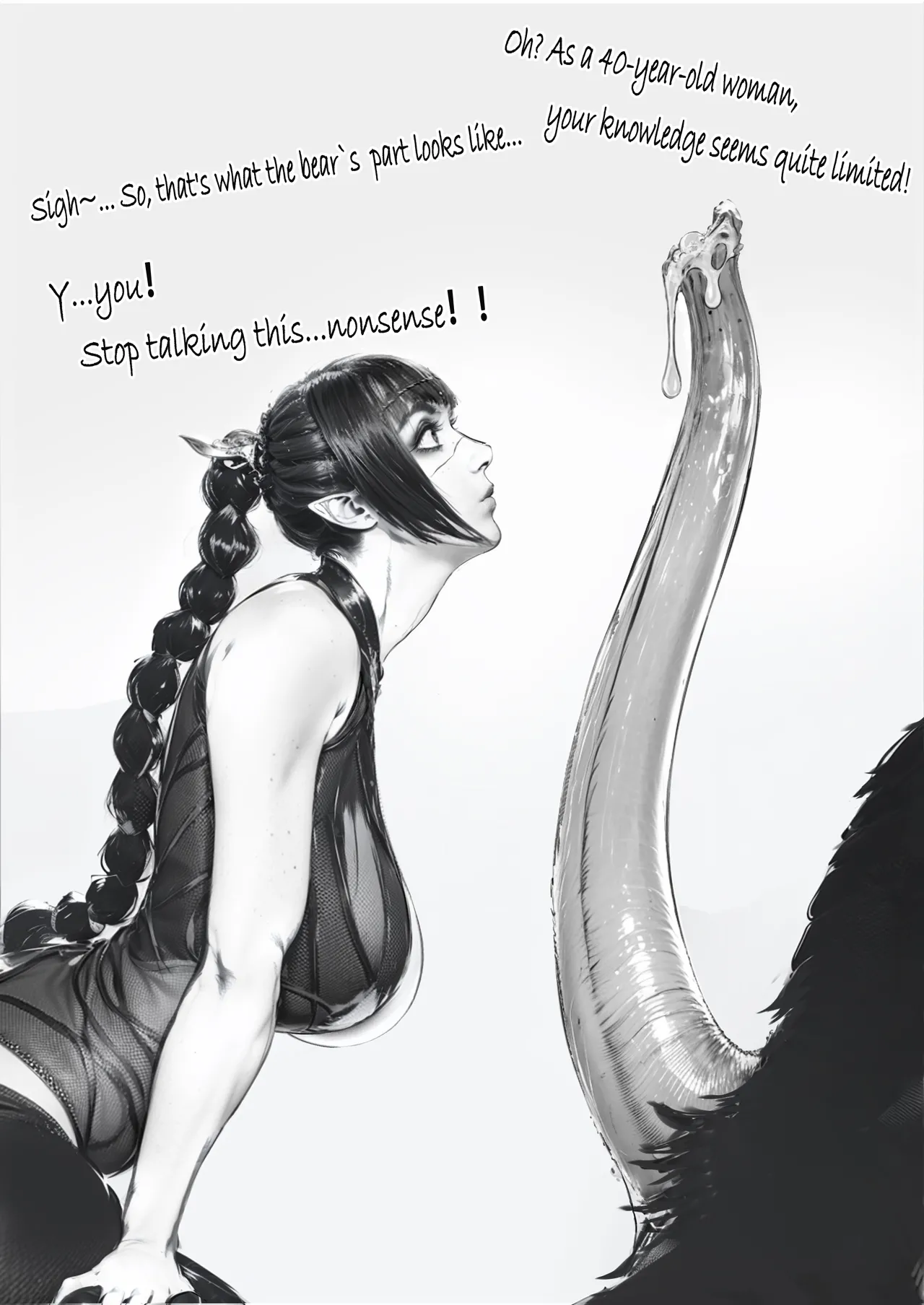 playing with shadowheart page 12 featuring shadowheart baldurs gate parody - elf monster hentai manga - read online free