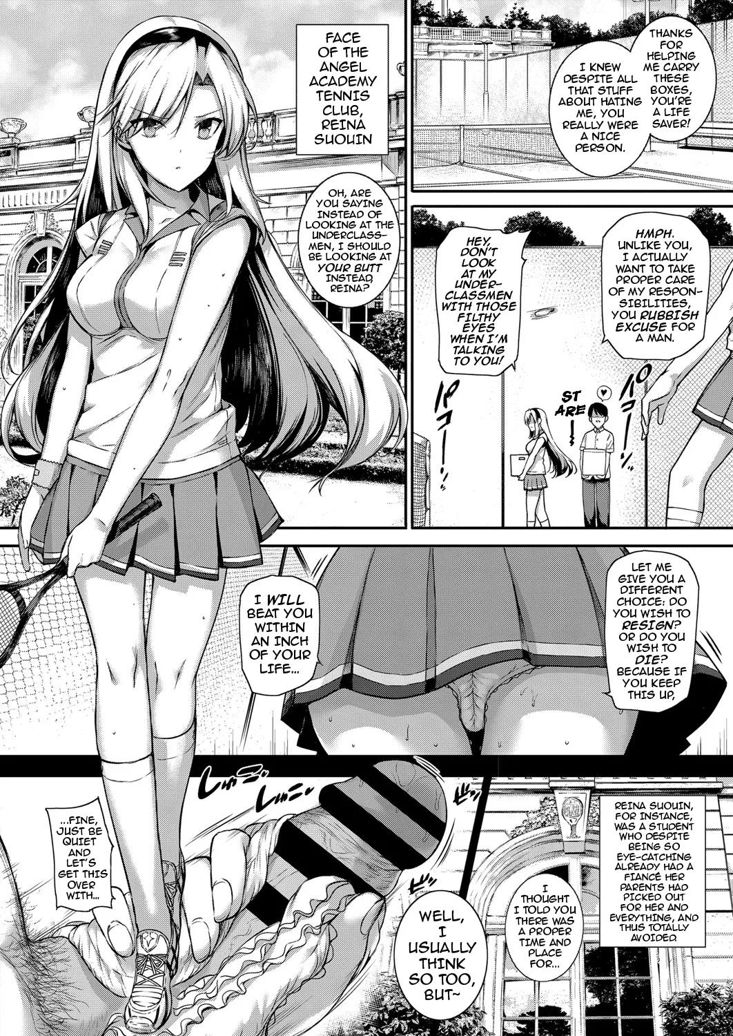 Amatsuka Gakuen no Ryoukan Seikatsu 1-9 page 109 - milf sweating hentai manga - read online free