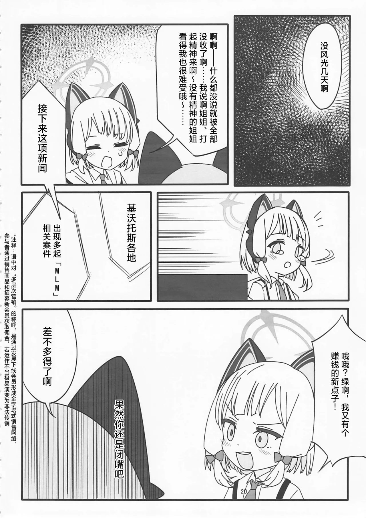 (C106) [Nachi Karasu (Tacchan)] Game-bu-shiki Yami Beit (Blue Archive) [Chinese] [向阳汉化组] page 19 featuring midori saiba blue archive parody - read online free