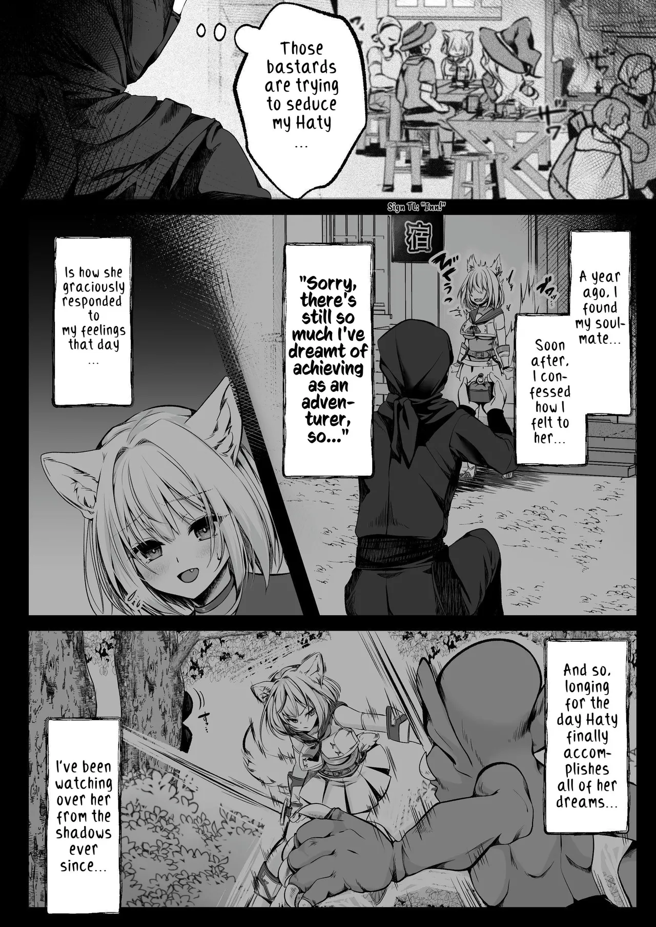 Hakurou Kenshi Hati-chan no Ecchi na Bouken no Sho | White Wolf Swordswoman's Erotic Adventure page 112 original parody - squirting futanari hentai manga - read online free