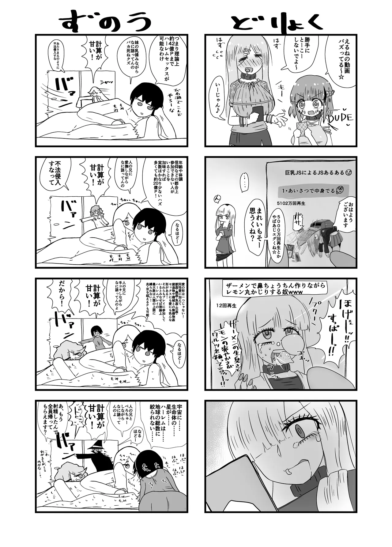 Create a Harem World with Obedient Big-Breasted Onaholes! 420,000,000,000 Points Possible page 87 original parody - sweating kissing hentai manga - read online free