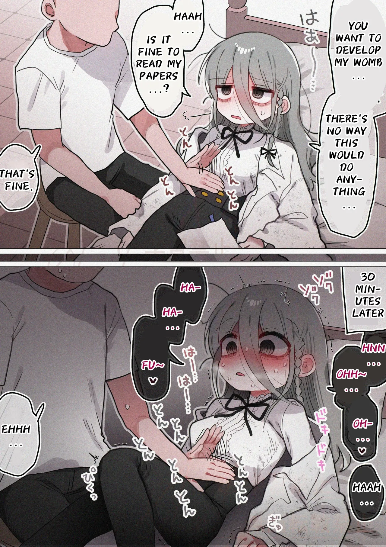 Downer Kenkyuusha Onee-san to Joshu no H o Nozokimi Shiteshimatta Hanashi. | I Accidentally Witnessed The Languid Research Lady Having Relations With Her Assistant. page 63 original parody - sweating swimsuit hentai manga - read online free