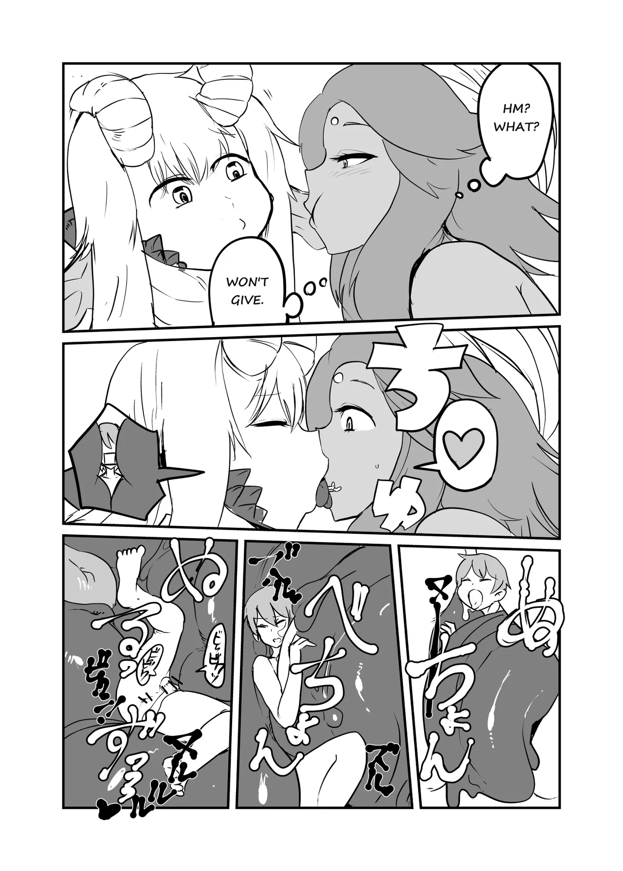 Monster Girl Quest! 4-Koma & Erotic Manga Theater: Spoiler Edition page 14 monster girl quest parody - big breasts monster girl hentai manga - read online free