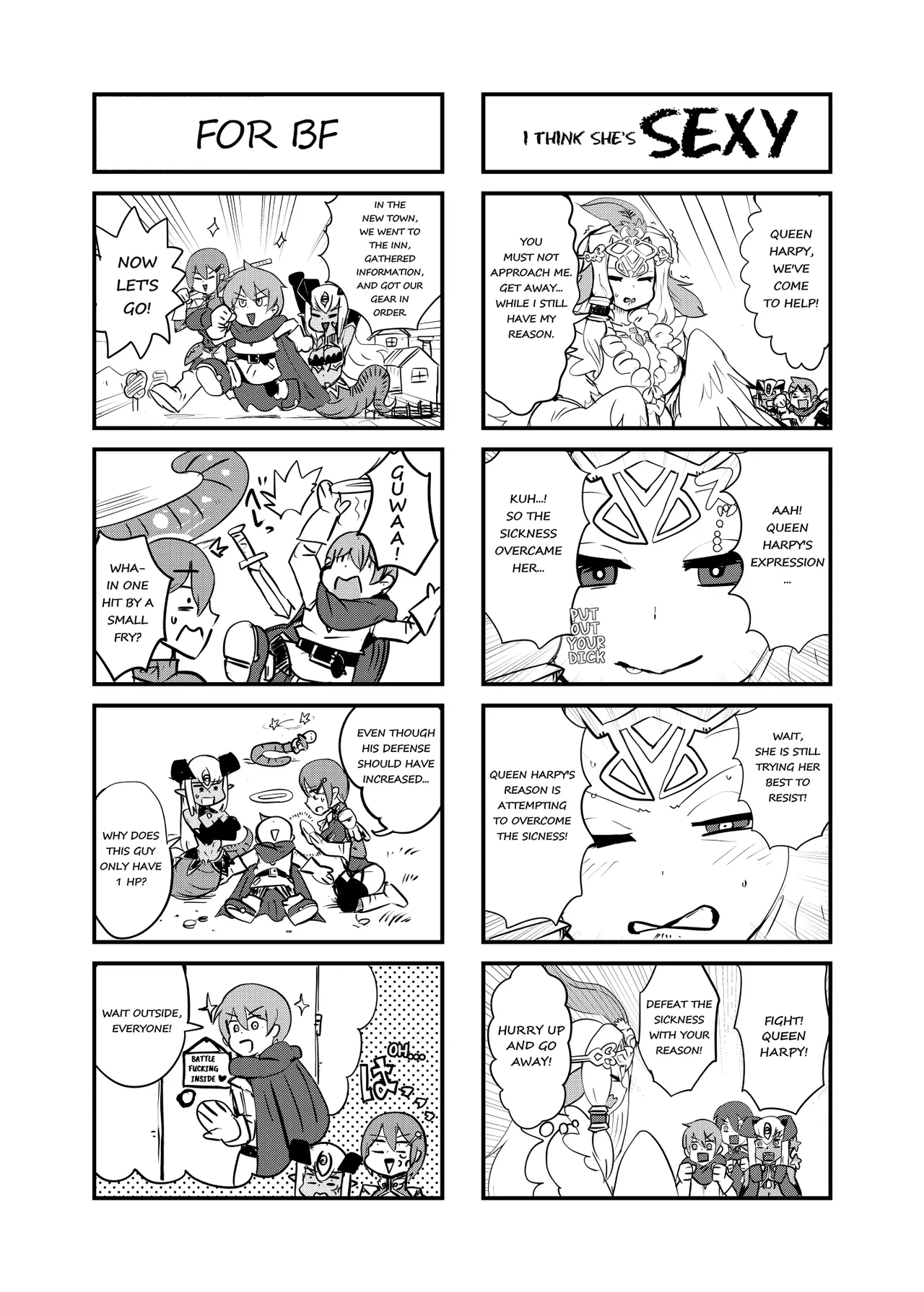 Monster Girl Quest! 4-Koma & Erotic Manga Theater: Spoiler Edition - Page 4