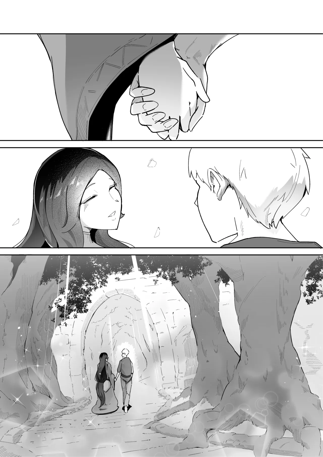 [Noumusai (Miyashiro Yousuke)] Elf no Youbo ~Aisuru Mama to Ecchi na Shikitari~ | Elf Wife ~A Ritual Of Intimacy With My Beloved Mom~ [English] page 47 original parody - elf inseki hentai manga - read online free