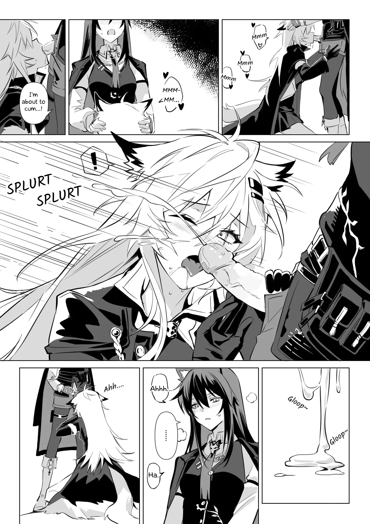 【Moeko Me】To ignite a fire page 22 featuring lappland arknights parody - futanari uncensored hentai manga - read online free