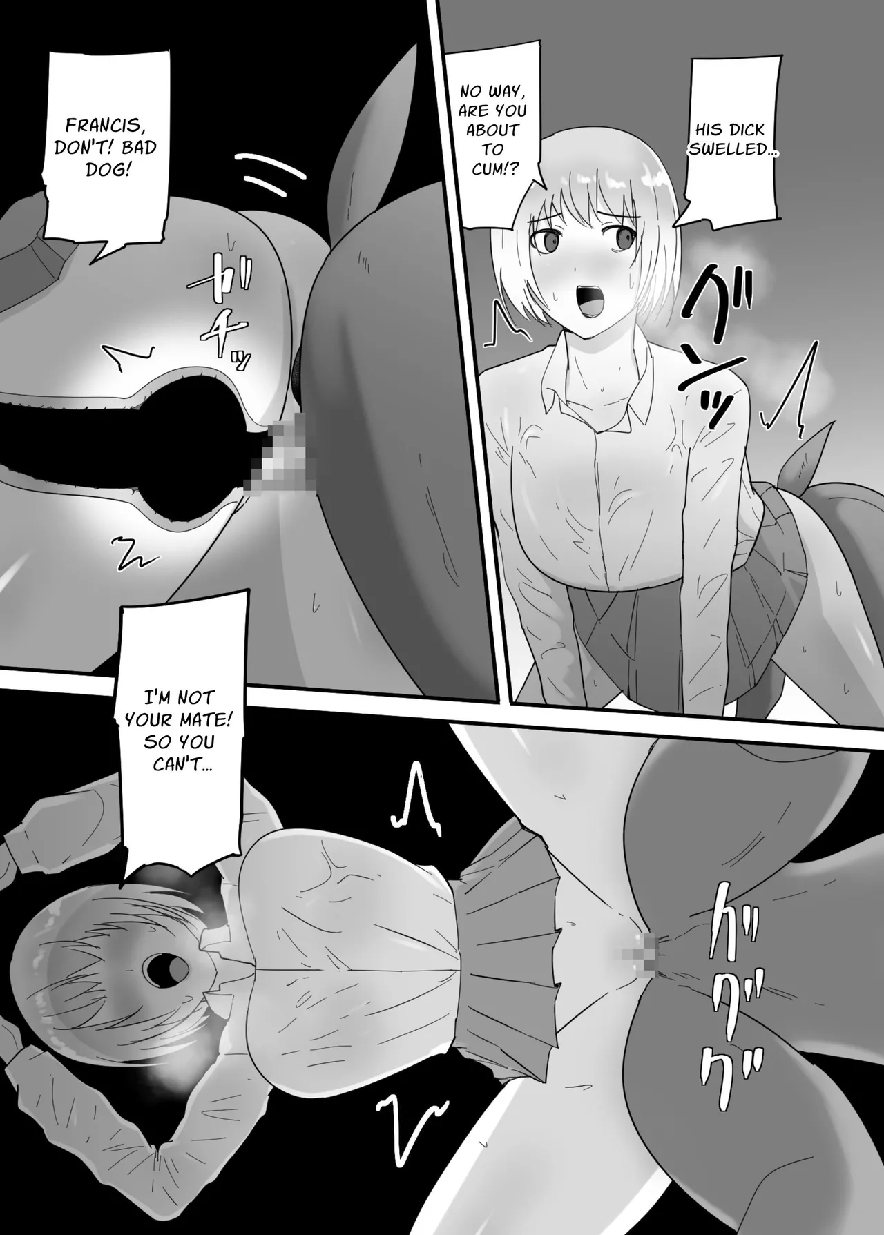 Francis wa Joshikousei ni Tanetsukeshitai! | Francis Wants to Mate! page 40 original parody - sweating leg lock hentai manga - read online free