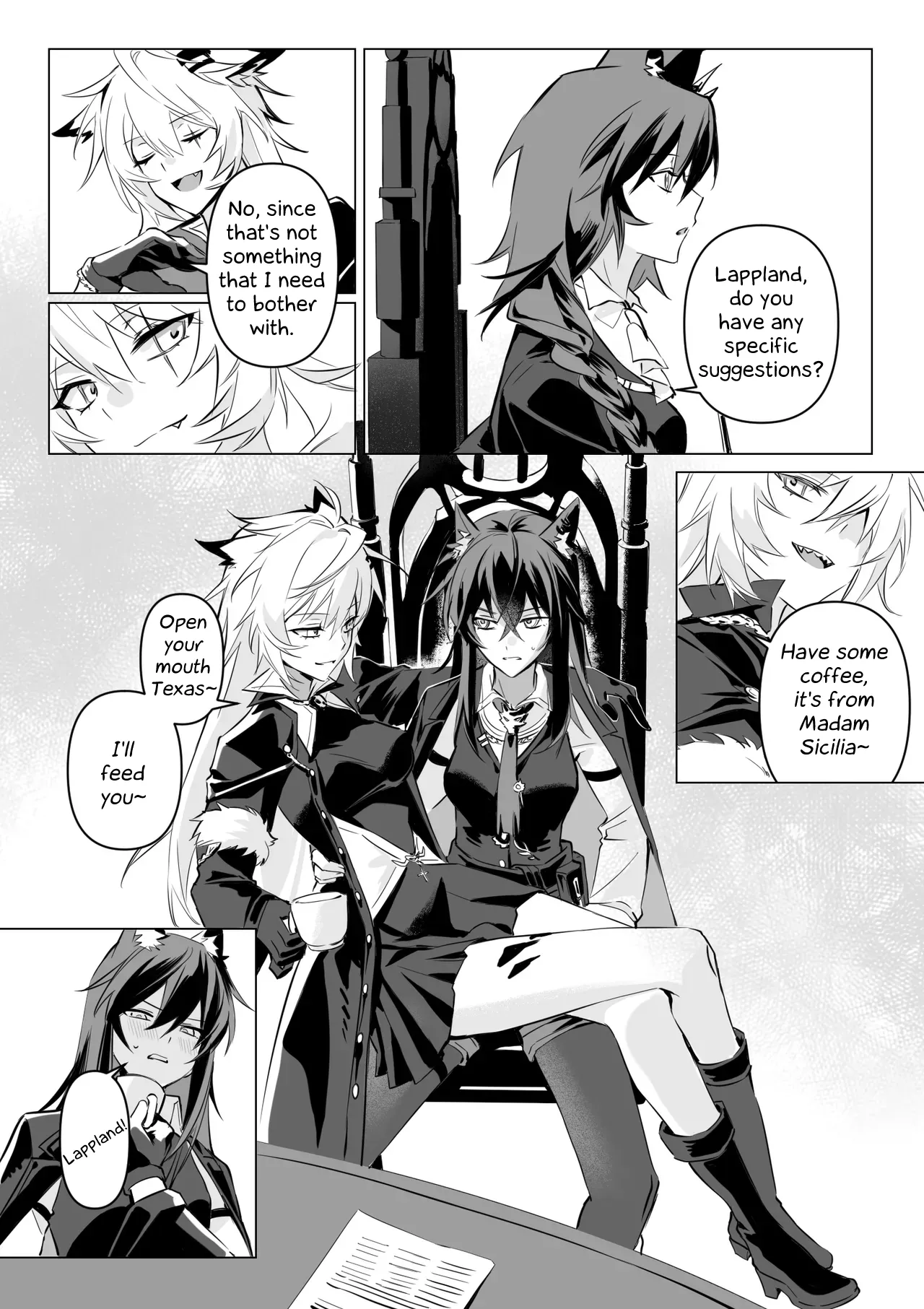 惹火 | To ignite a fire page 12 featuring lappland arknights parody - futanari uncensored hentai manga - read online free