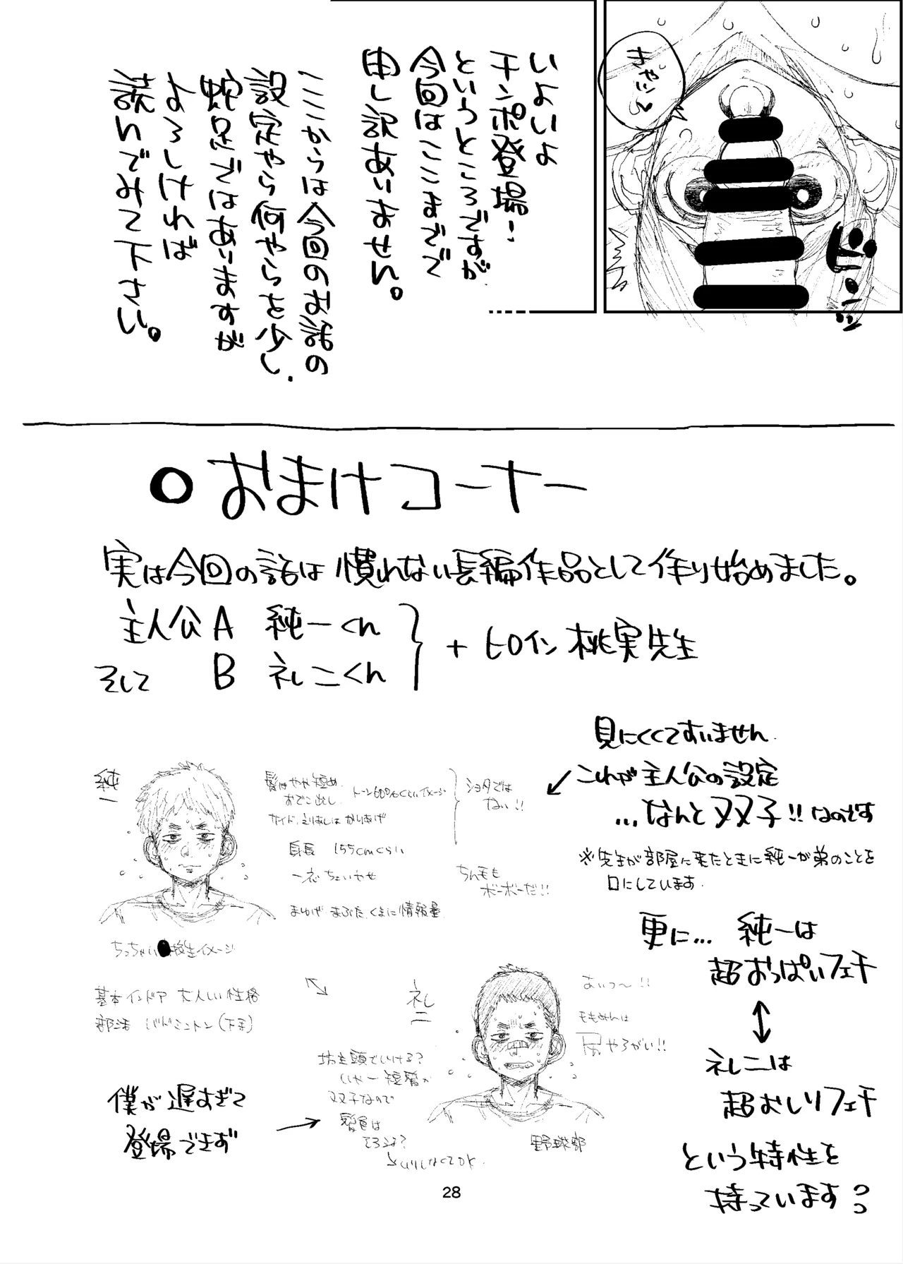 [Hybrid Jimushitsu (Muronaga Chaashuu)] Habu-tsuu 36 Junbi-gou [Digital] page 28 original parody - big breasts glasses hentai manga - read online free