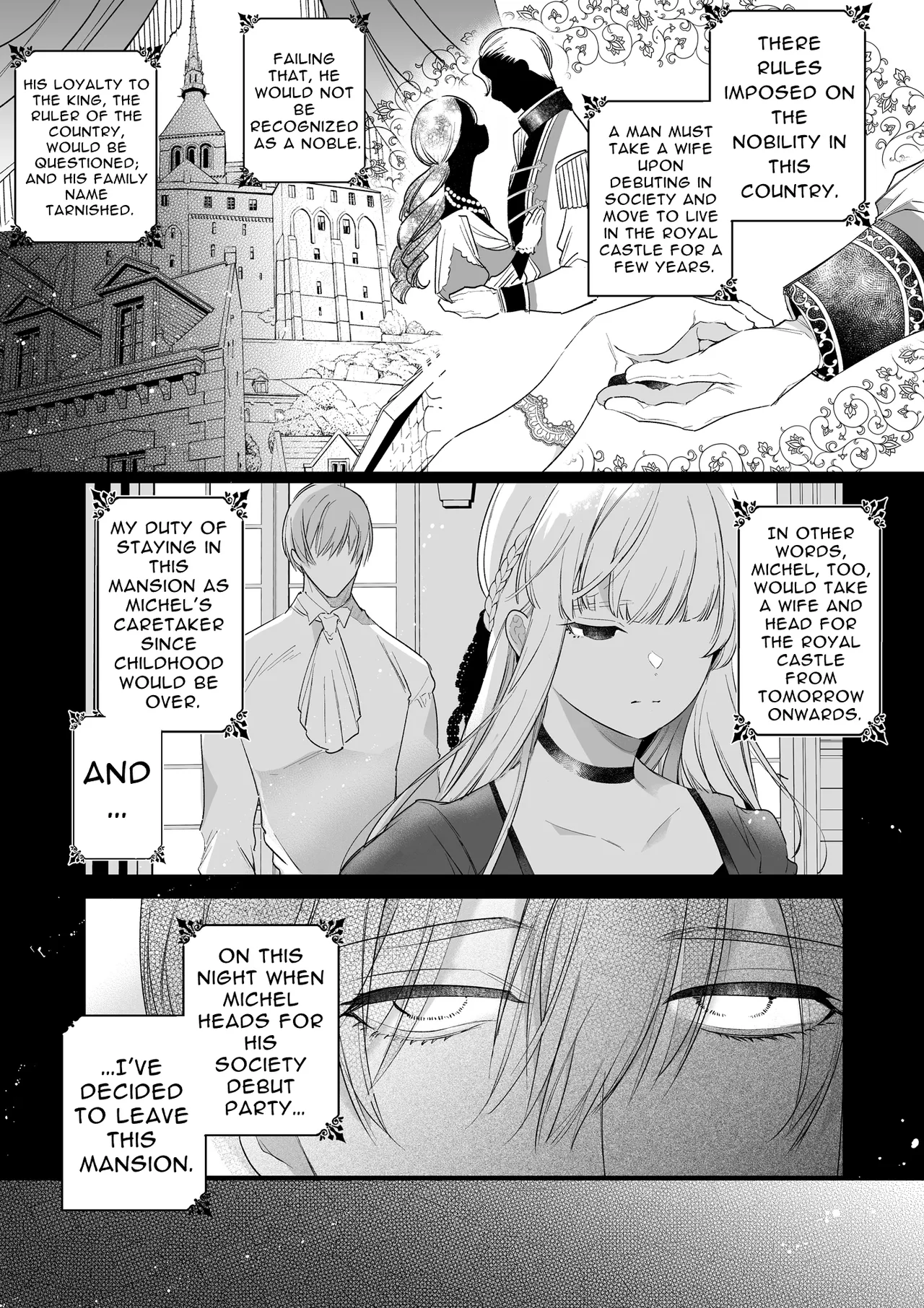 [Yatomomin (Yamamoto Tomomitsu)] Akuyaku ni Narenakatta Tsuihou Reijou wa Amaku Yasashiku Kowasareru ~Osananajimi Hakushaku Shisoku no Dekiai Kankin Choukyo~ | The Gentle Breaking of a Failed Villainess [English] [tintinnabulary] page 17 original parody - squirting bdsm hentai manga - read online free