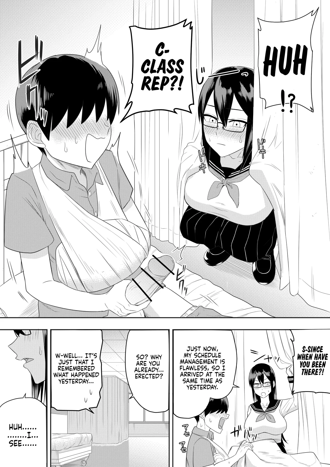 [Makosho] Sewayaki na Kyonyuu Gakkyuu Iinchou Sono 1-16 | The Kind and Caring Busty Class Rep Ch.1-16 [English] [NudeSalad] (Ongoing) - Page 13