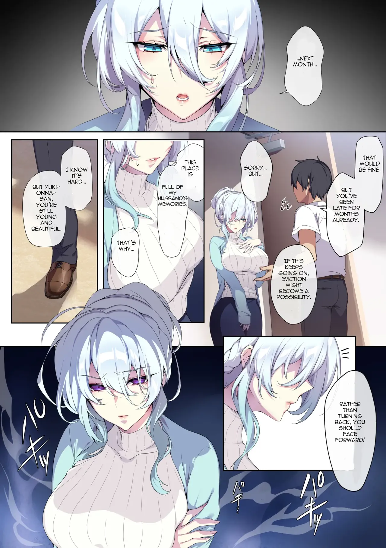 The Shy Snow Woman And The Cursed Ring 1 page 13 original parody - kissing big breasts hentai manga - read online free