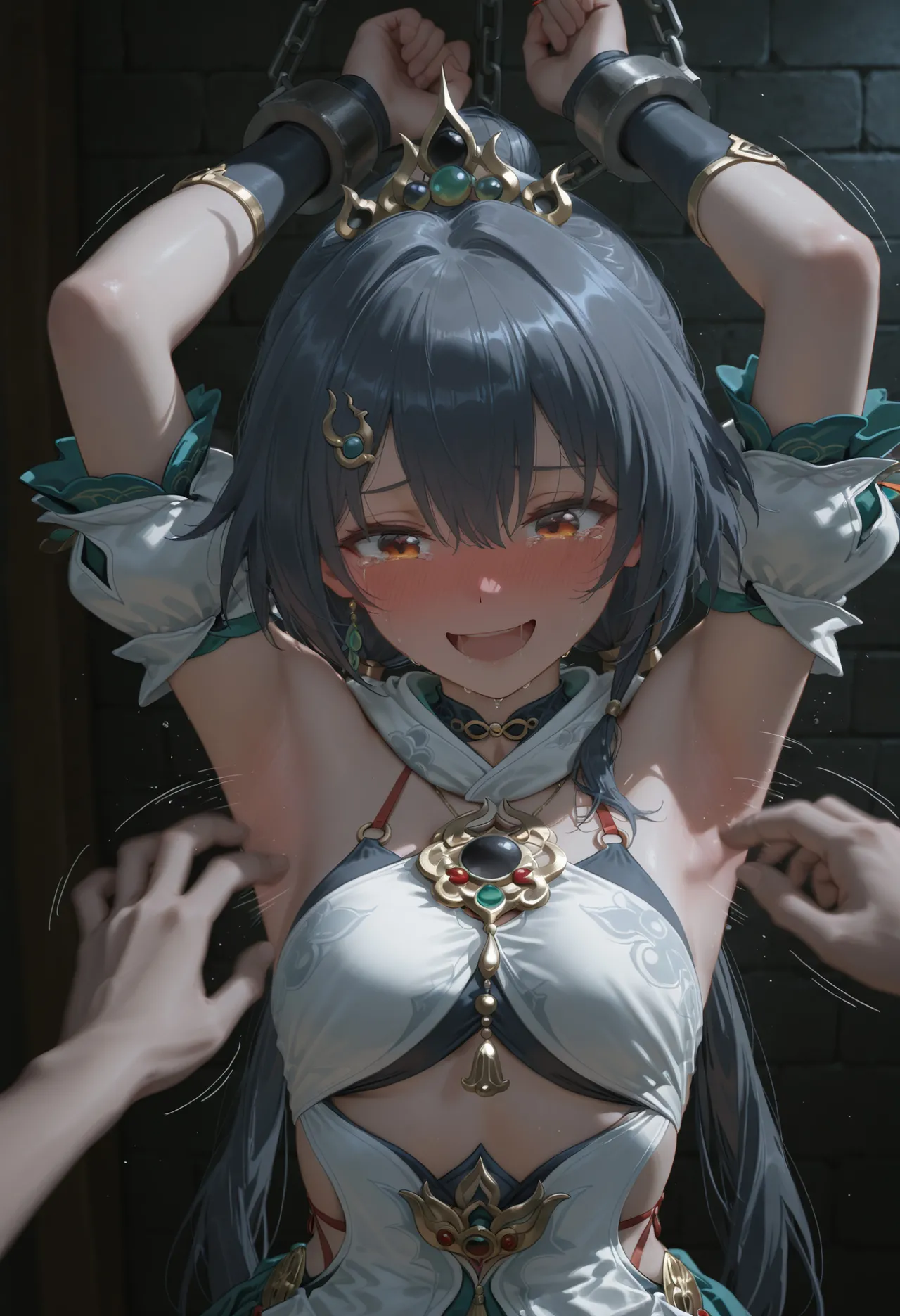 Shiina Mahiru page 33 featuring march 7th honkai star rail parody - ai generated hentai manga - read online free