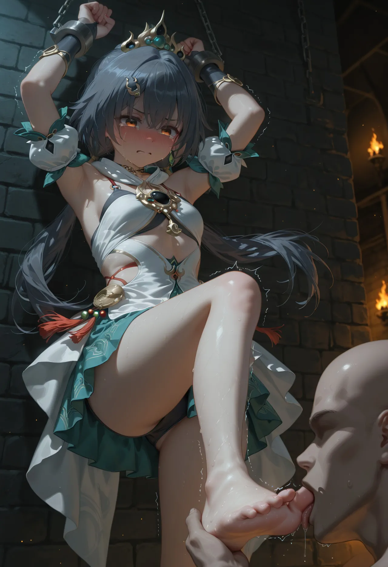 Shiina Mahiru page 42 featuring march 7th honkai star rail parody - ai generated hentai manga - read online free