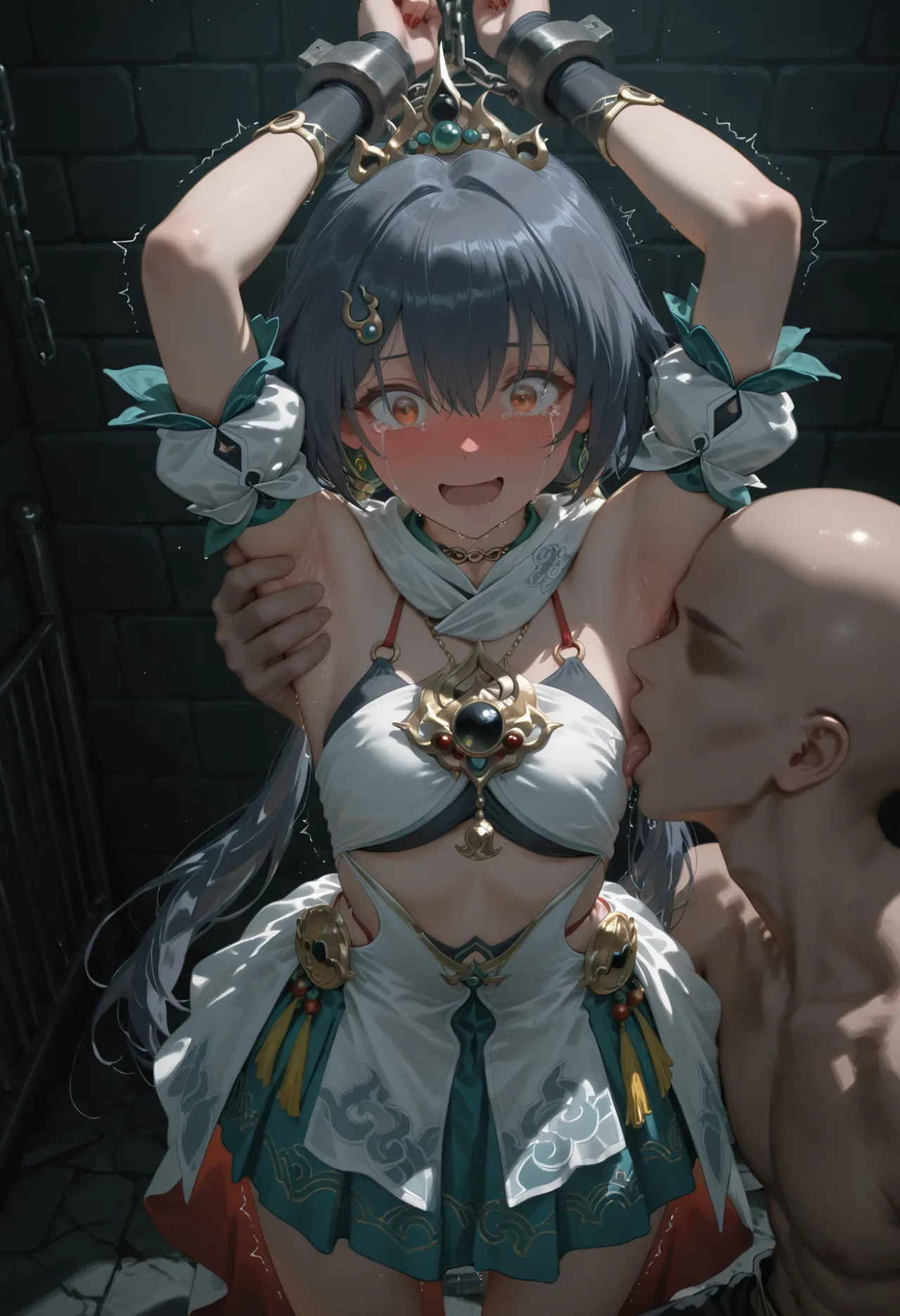 Shiina Mahiru page 49 featuring march 7th honkai star rail parody - ai generated hentai manga - read online free